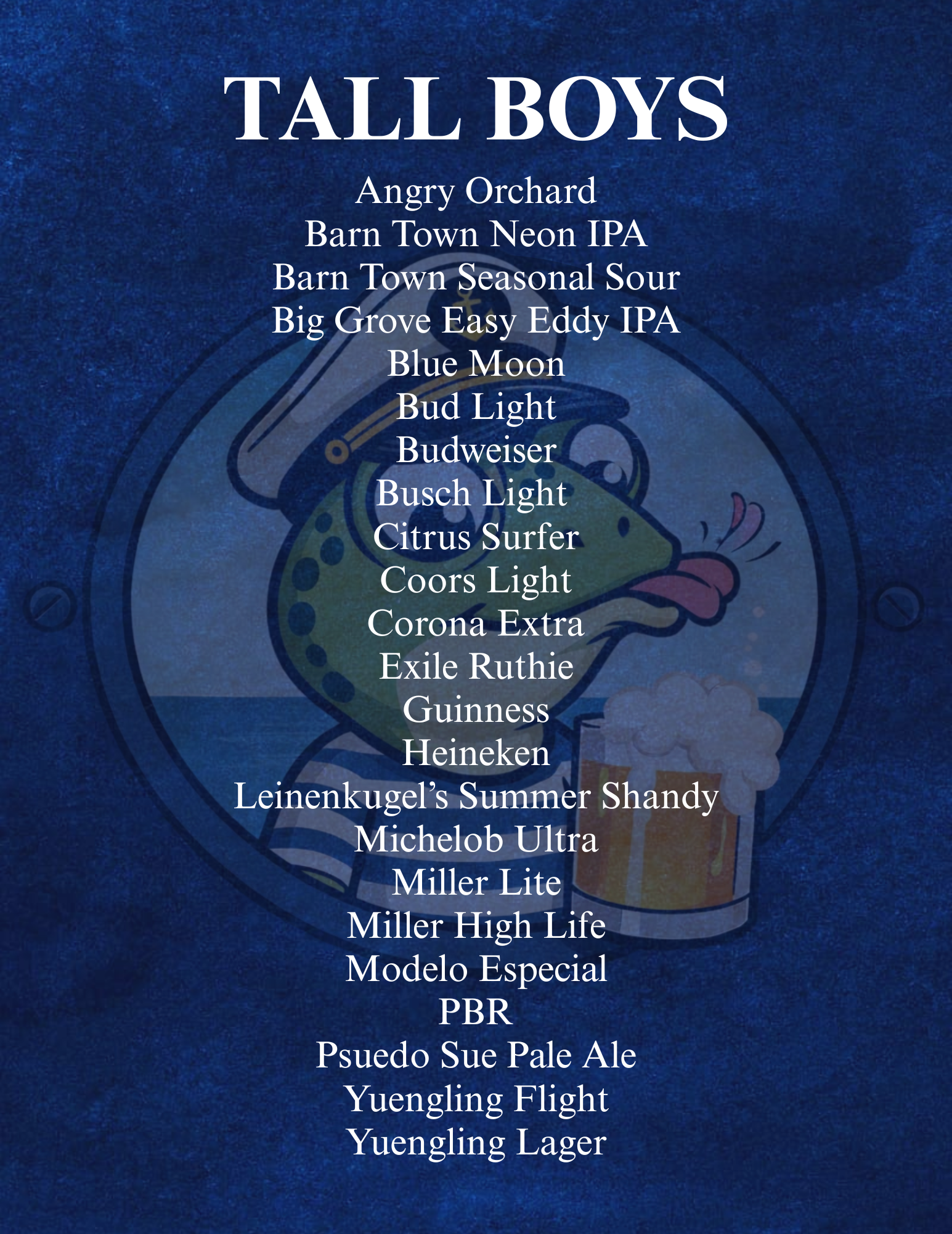 Soggy Frog Drink Menu.png