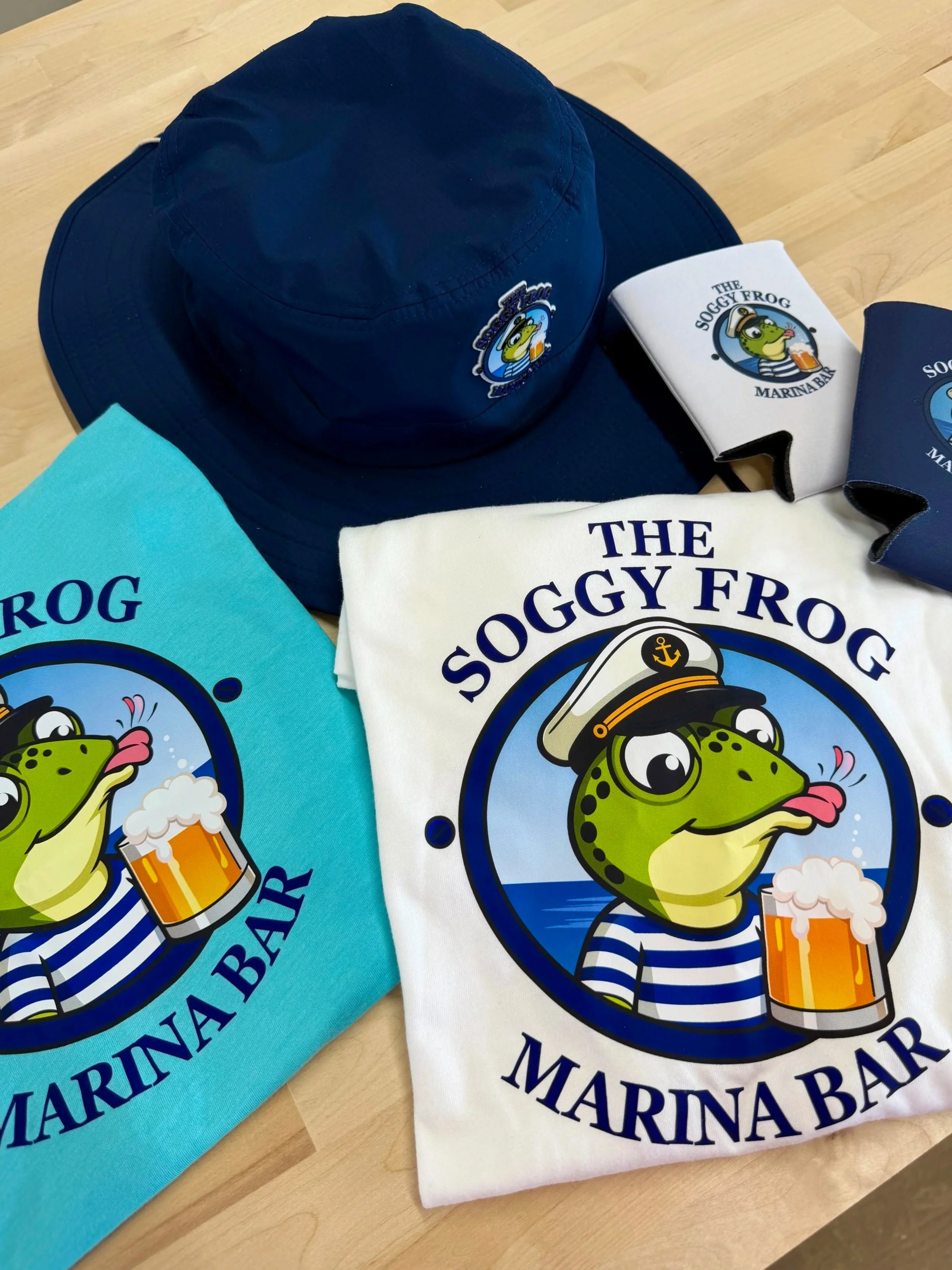 The Soggy Frog Marina Bar Merch