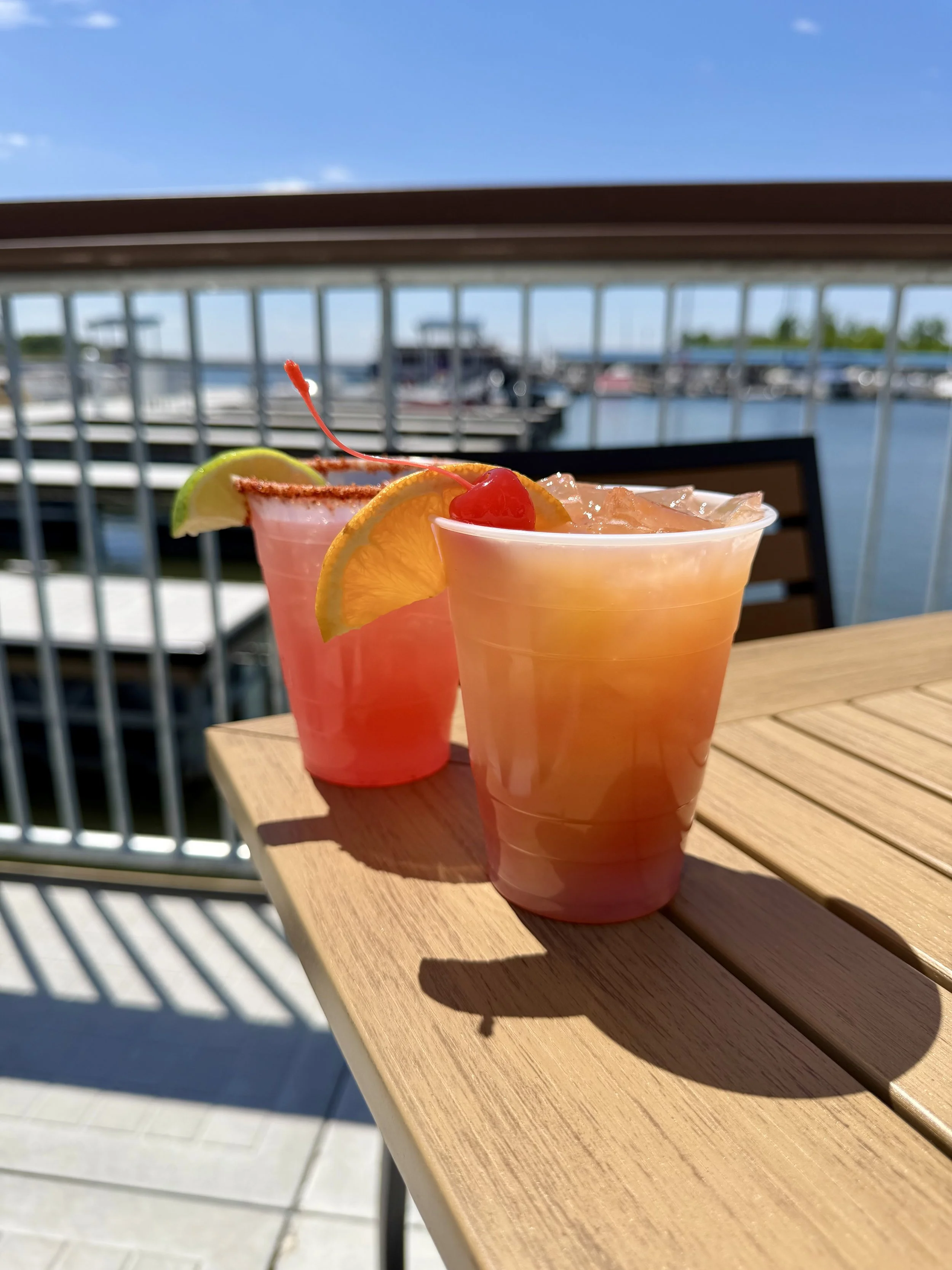 Saylorville Lake Drinks at Soggy Frog Marina Bar.jpeg