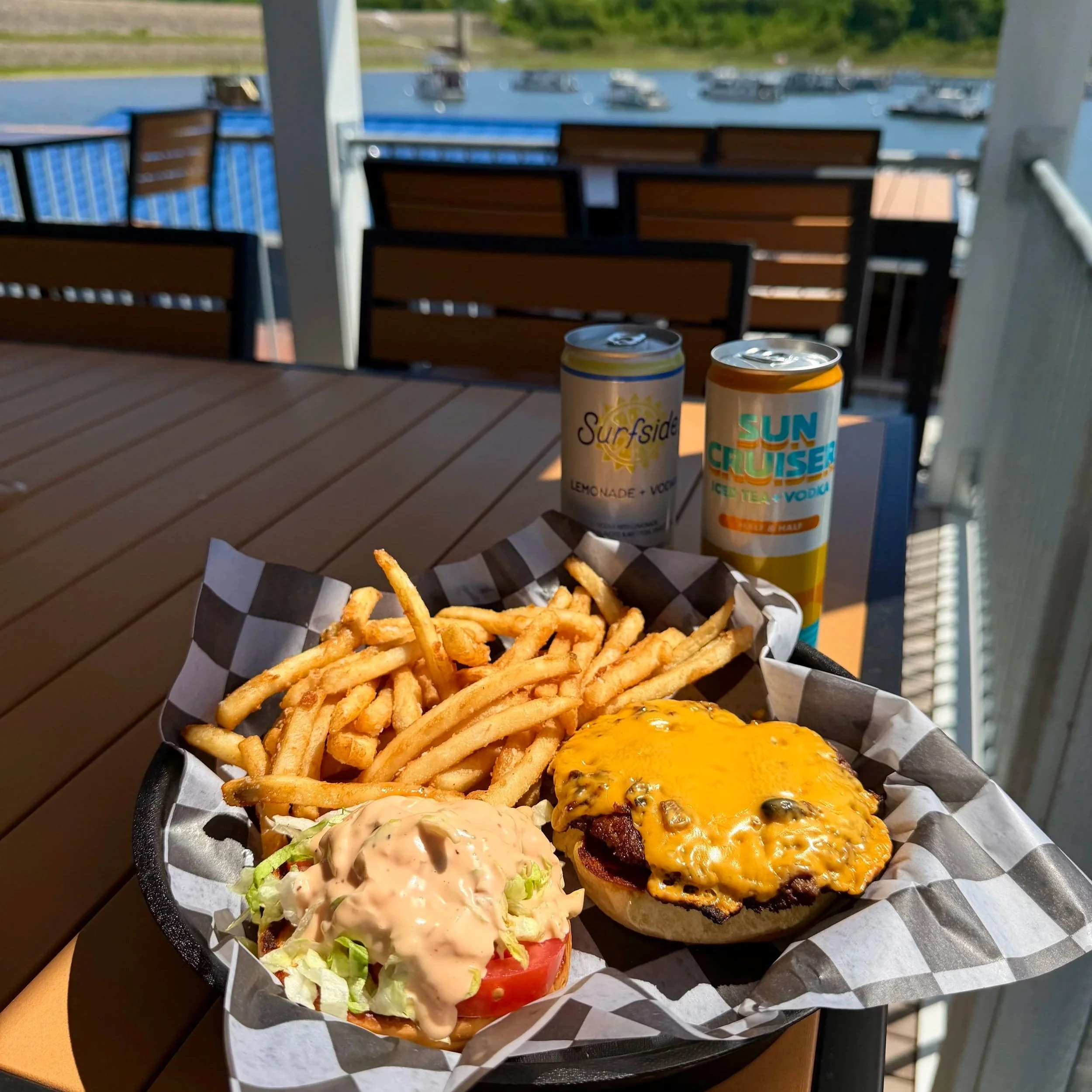 Burgers at The Soggy Frog in Polk City
