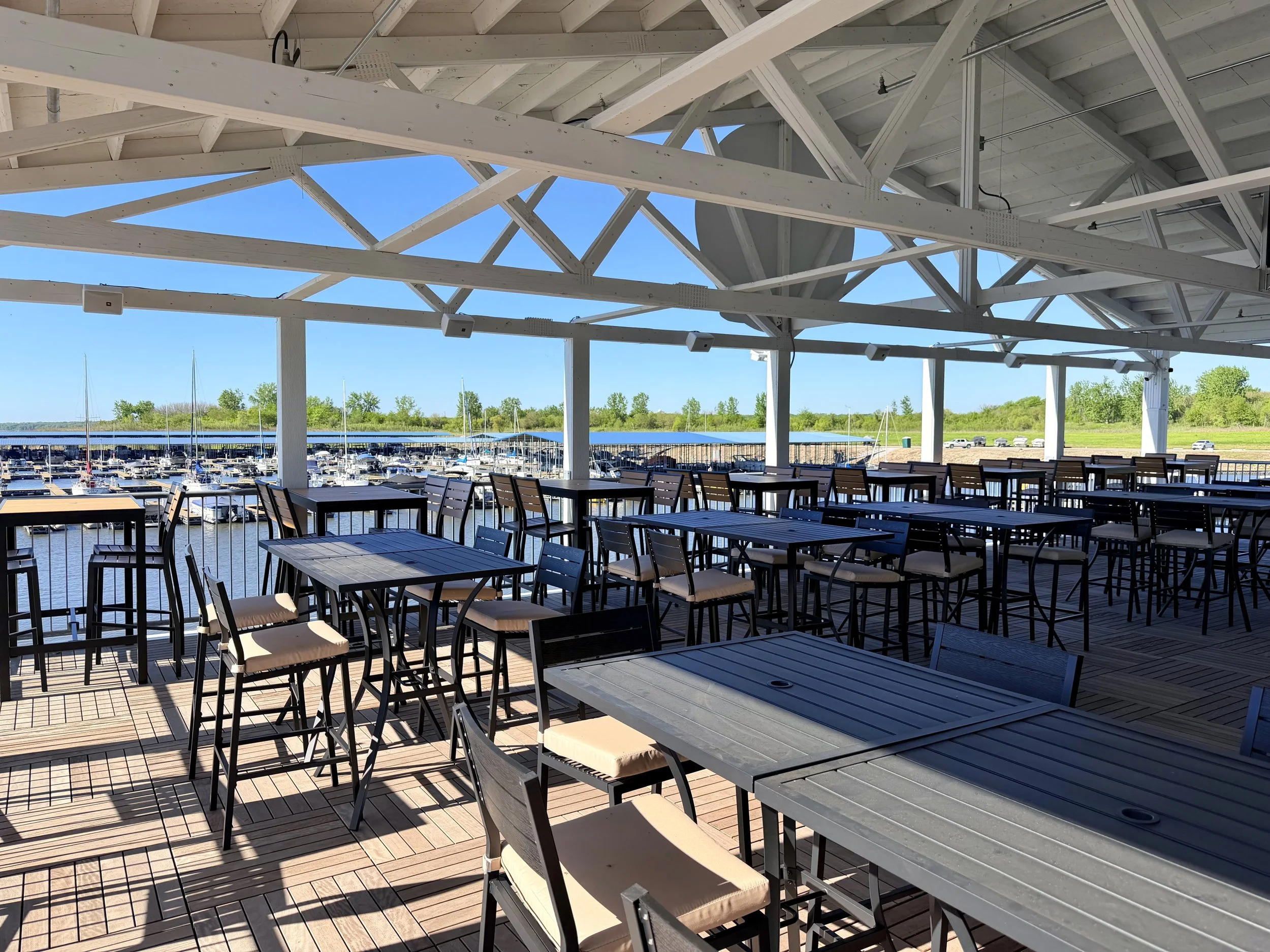 Interior of The Soggy Frog Marina Bar