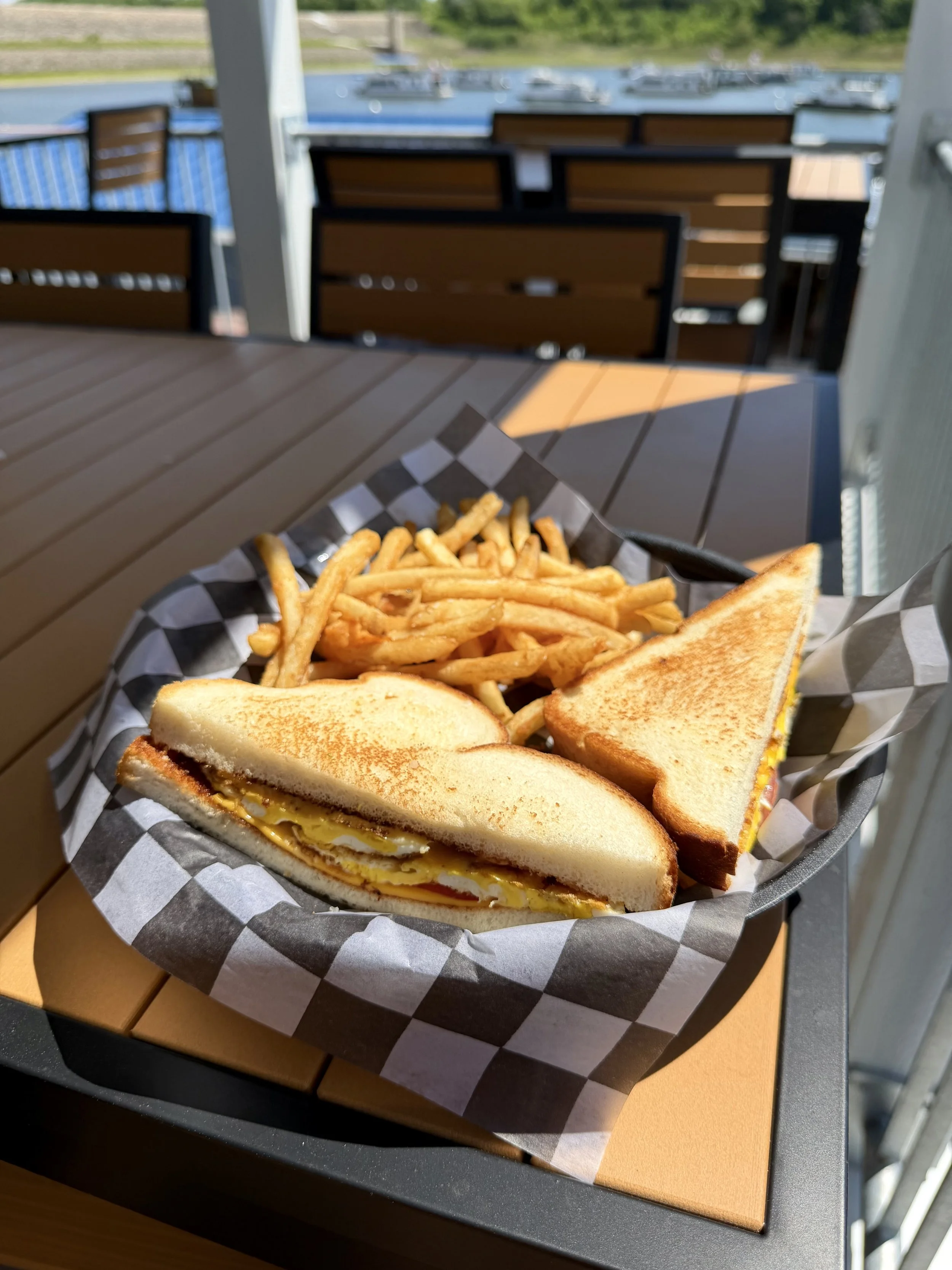 Sandwiches at Saylorville Lake's Soggy Frog Restaurant