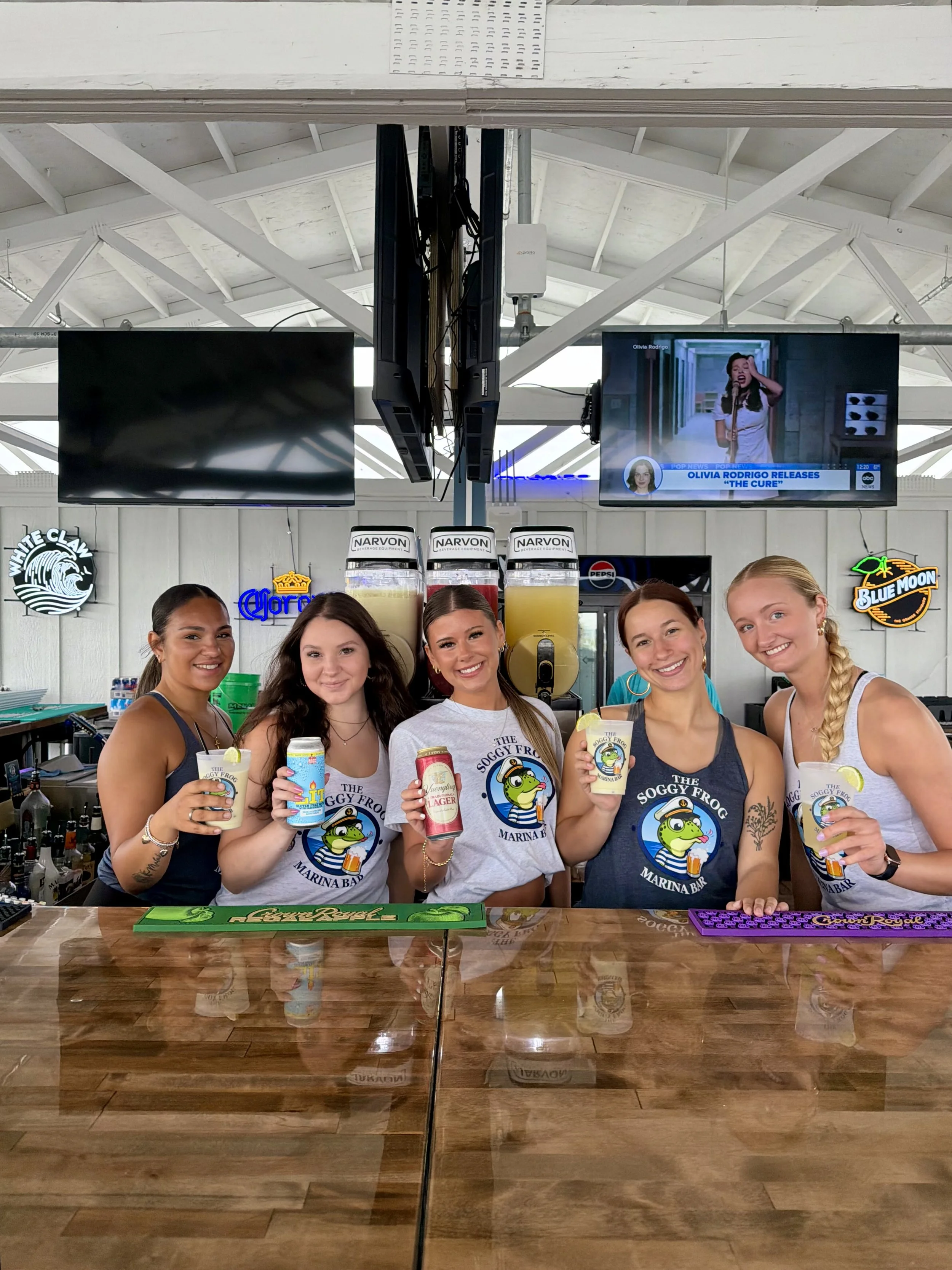 Staff at the Soggy Frog