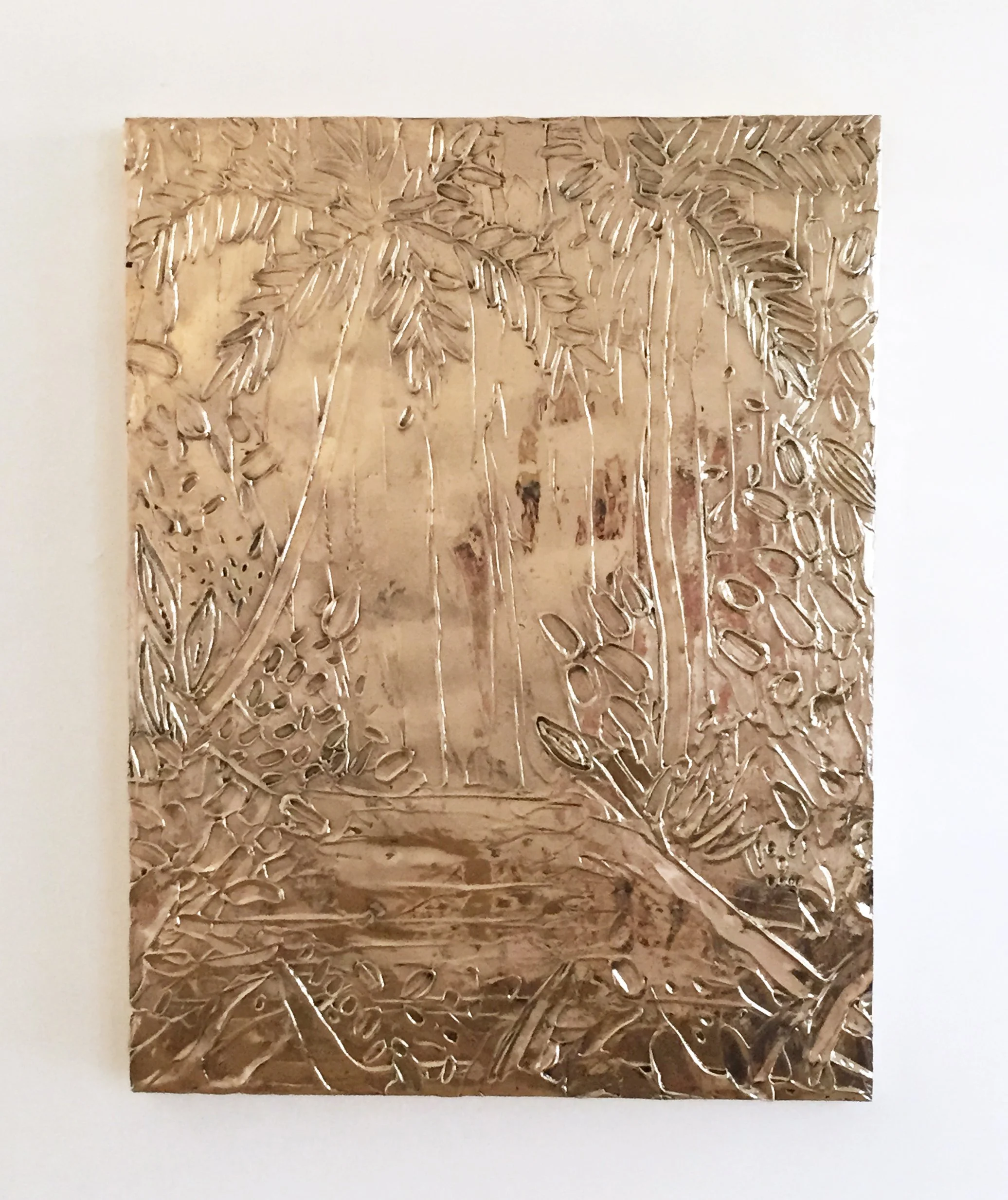 'Auric Jungle #3' Polished Cast Bronze
36in x 48in 2015