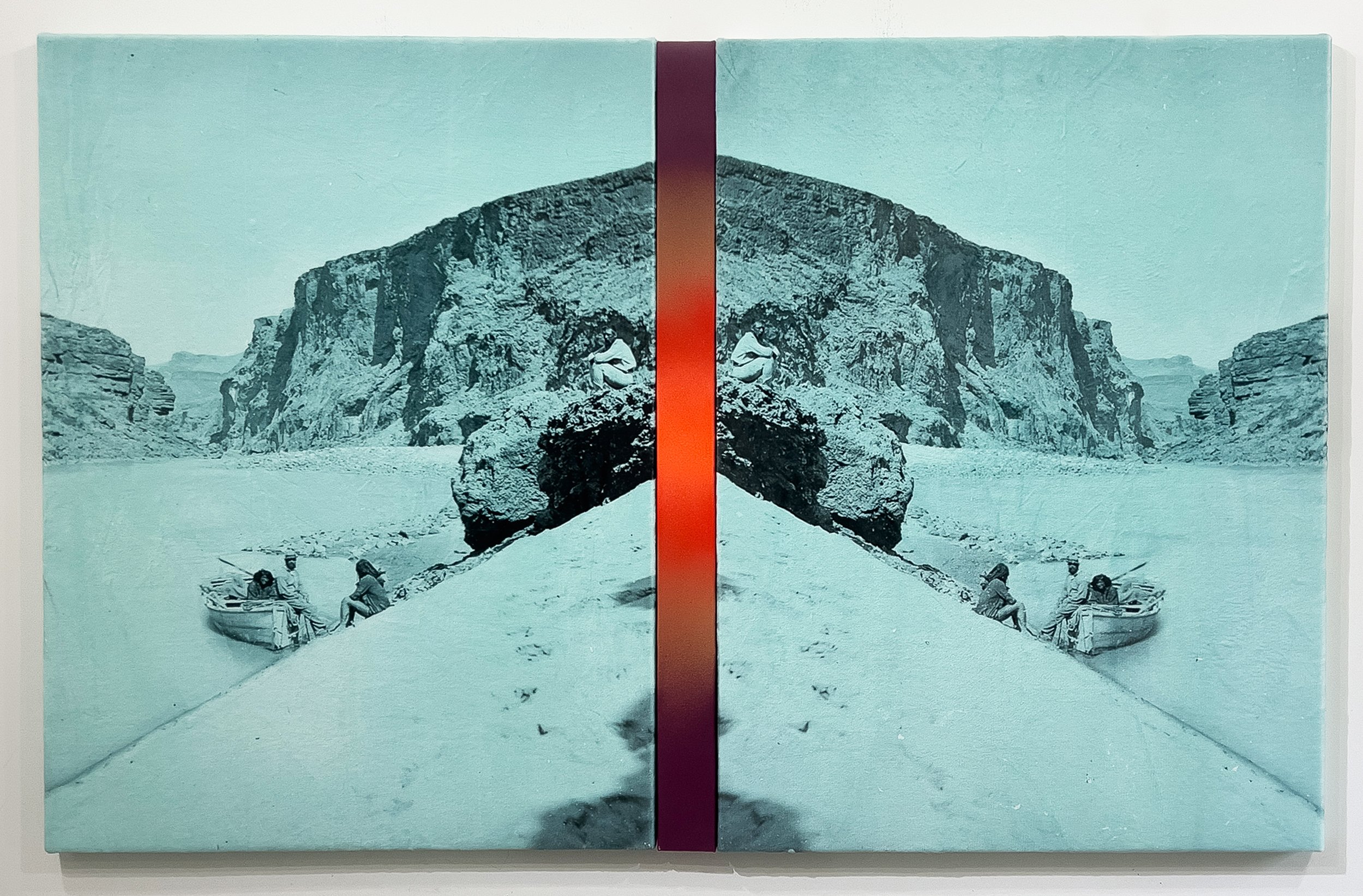'Thanks For Coming' Printed Fleece Blanket, Enamel, Acrylic on Canvas - 76" x 48" 2026