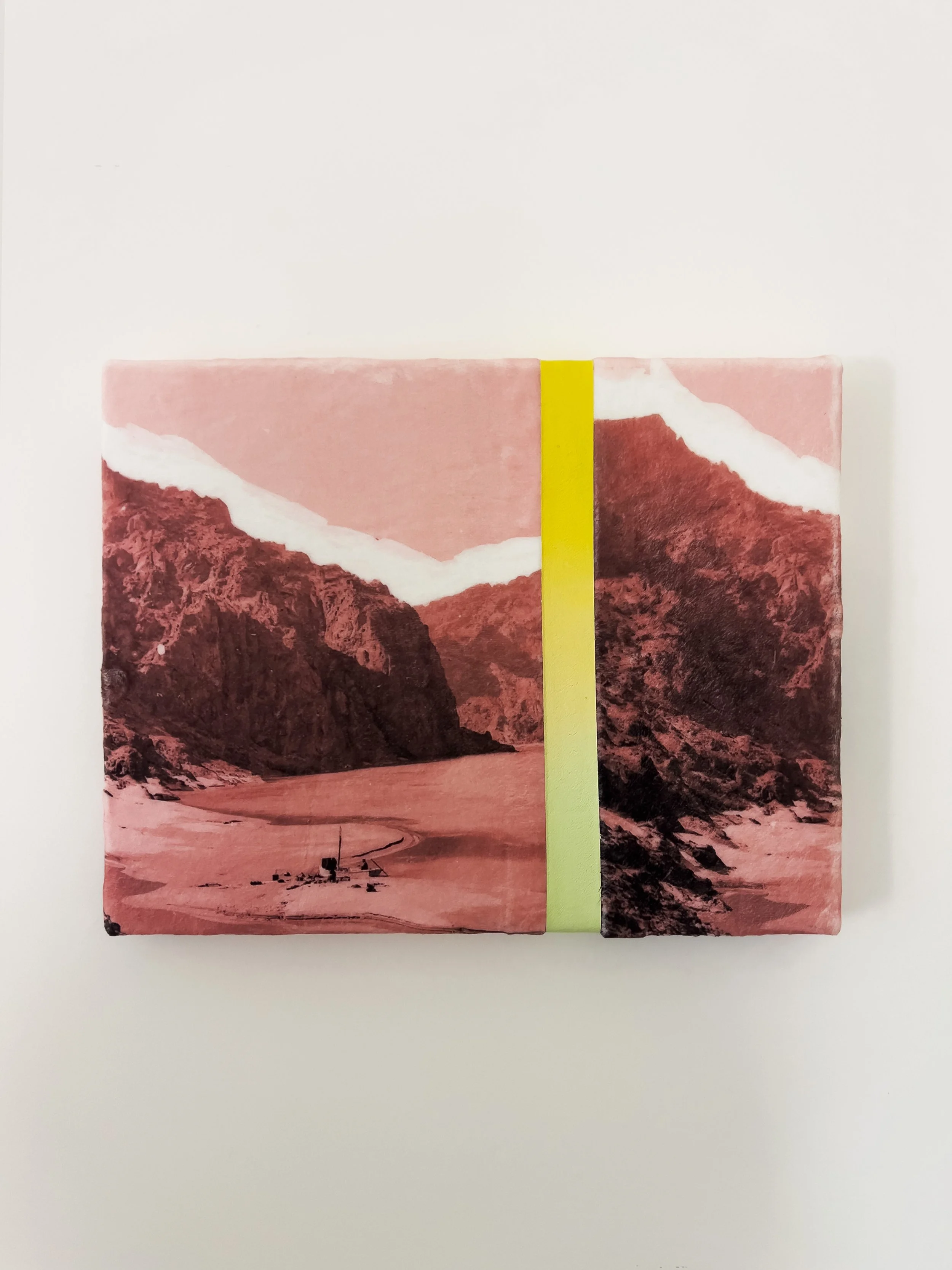 '5 Days Younger in 14 Days' Printed Fleece Blanket, Enamel and Acrylic on Canvas - 16" x 12" 2026