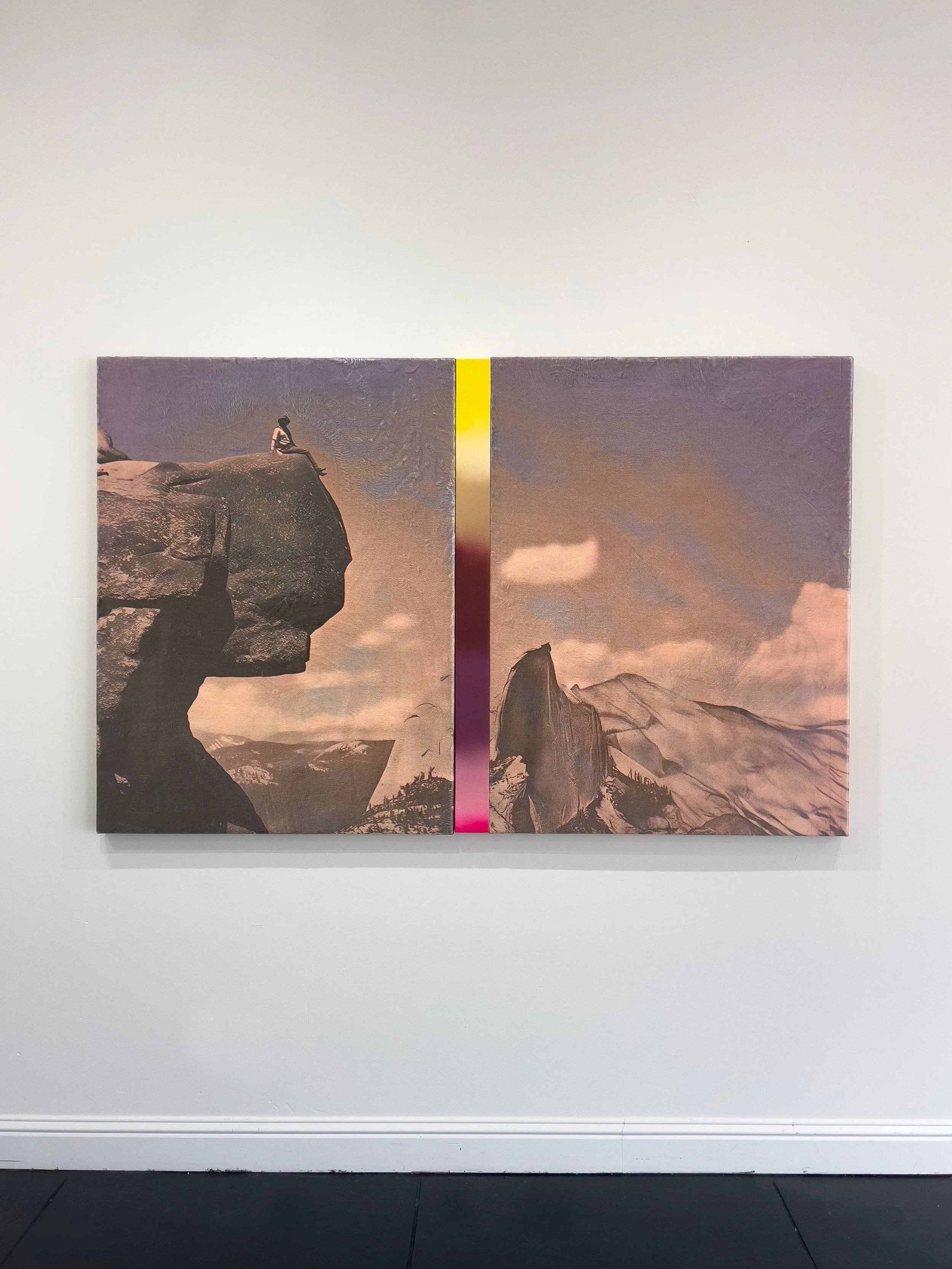 'See You There' Fleece Blanket, Enamel, Acrylic on Canvas - 76" x 48" 2026