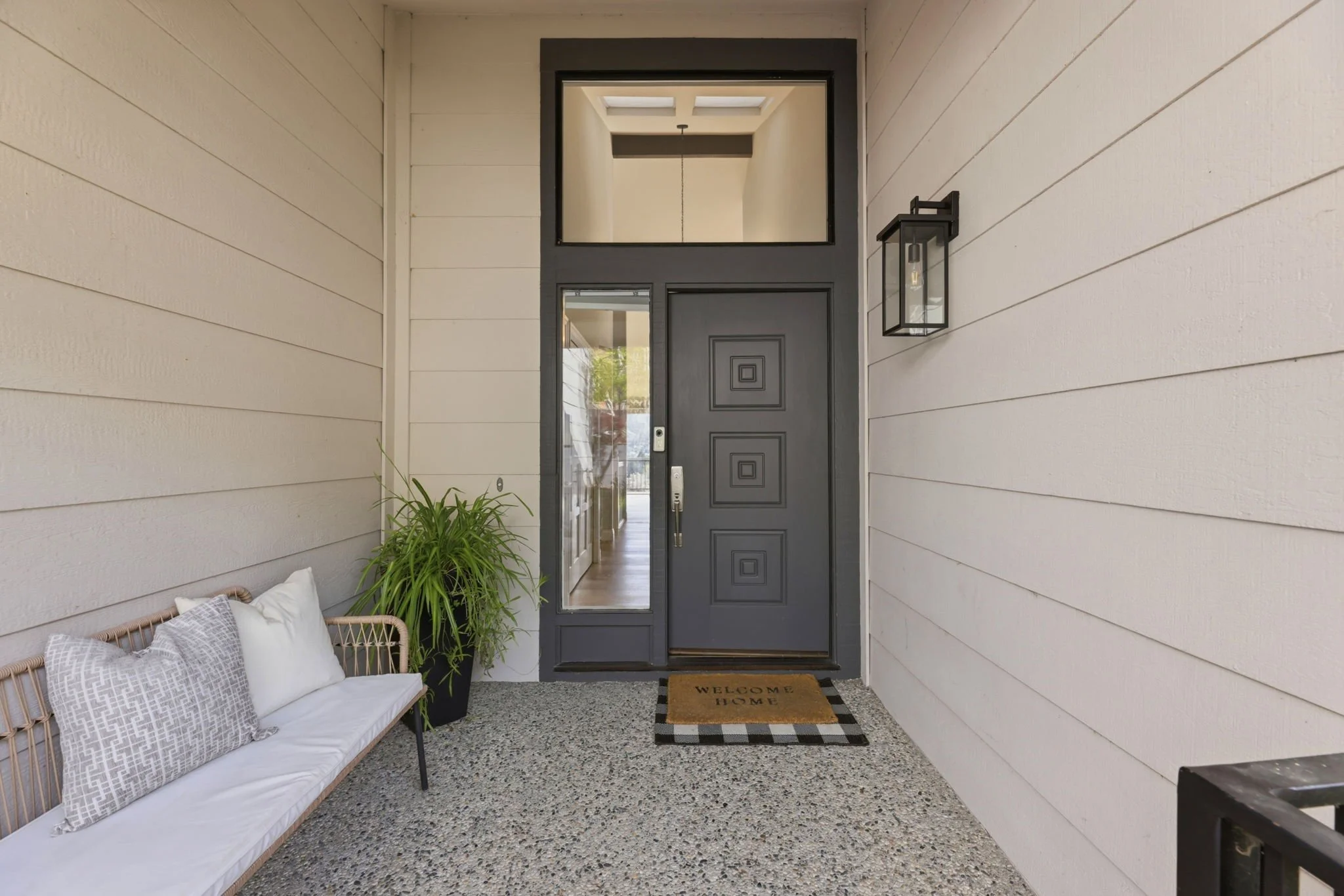 Welcoming & inviting Front Porch 