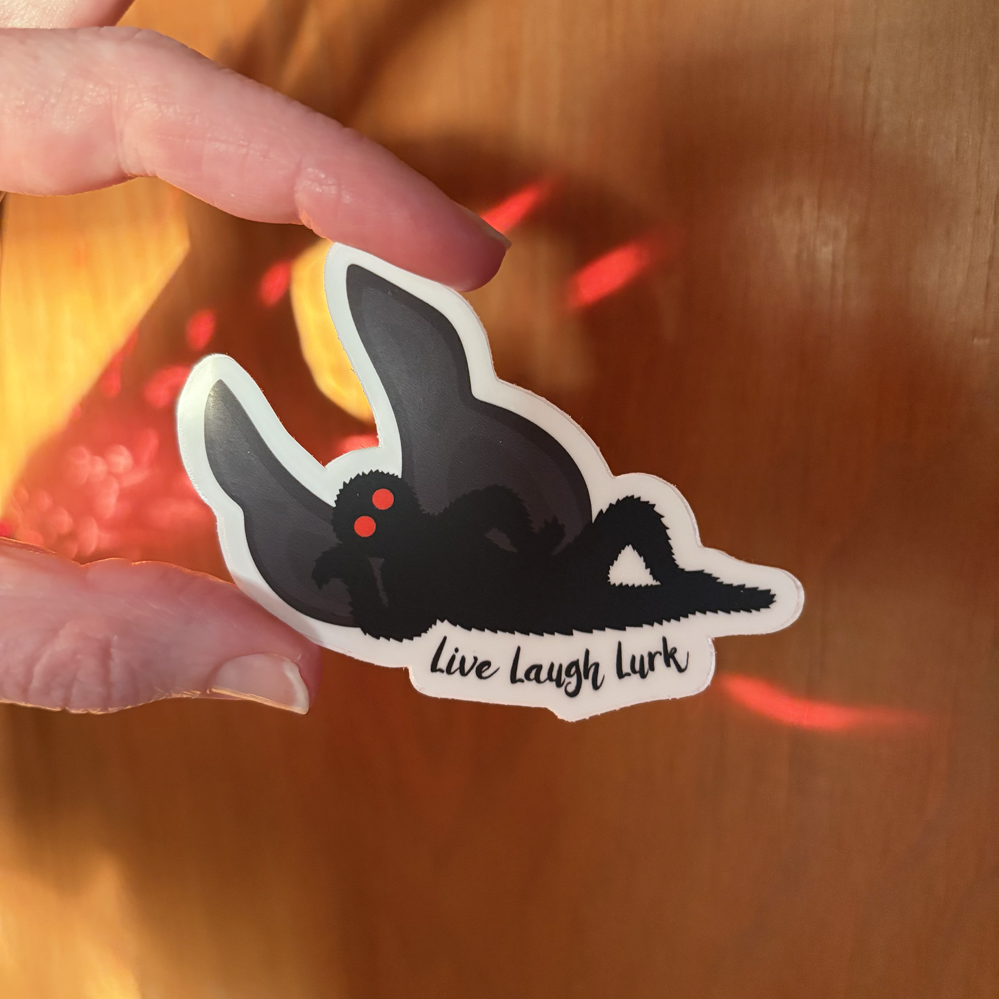Live Laugh Lurk original sticker