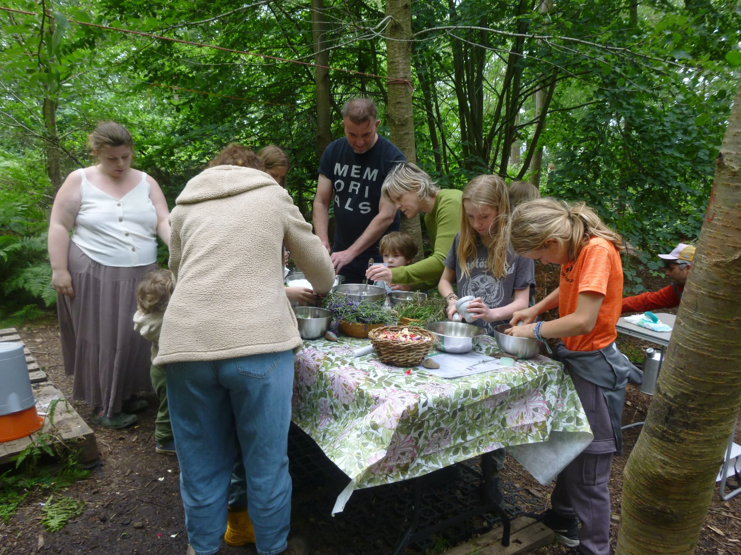 herbal creations in progress