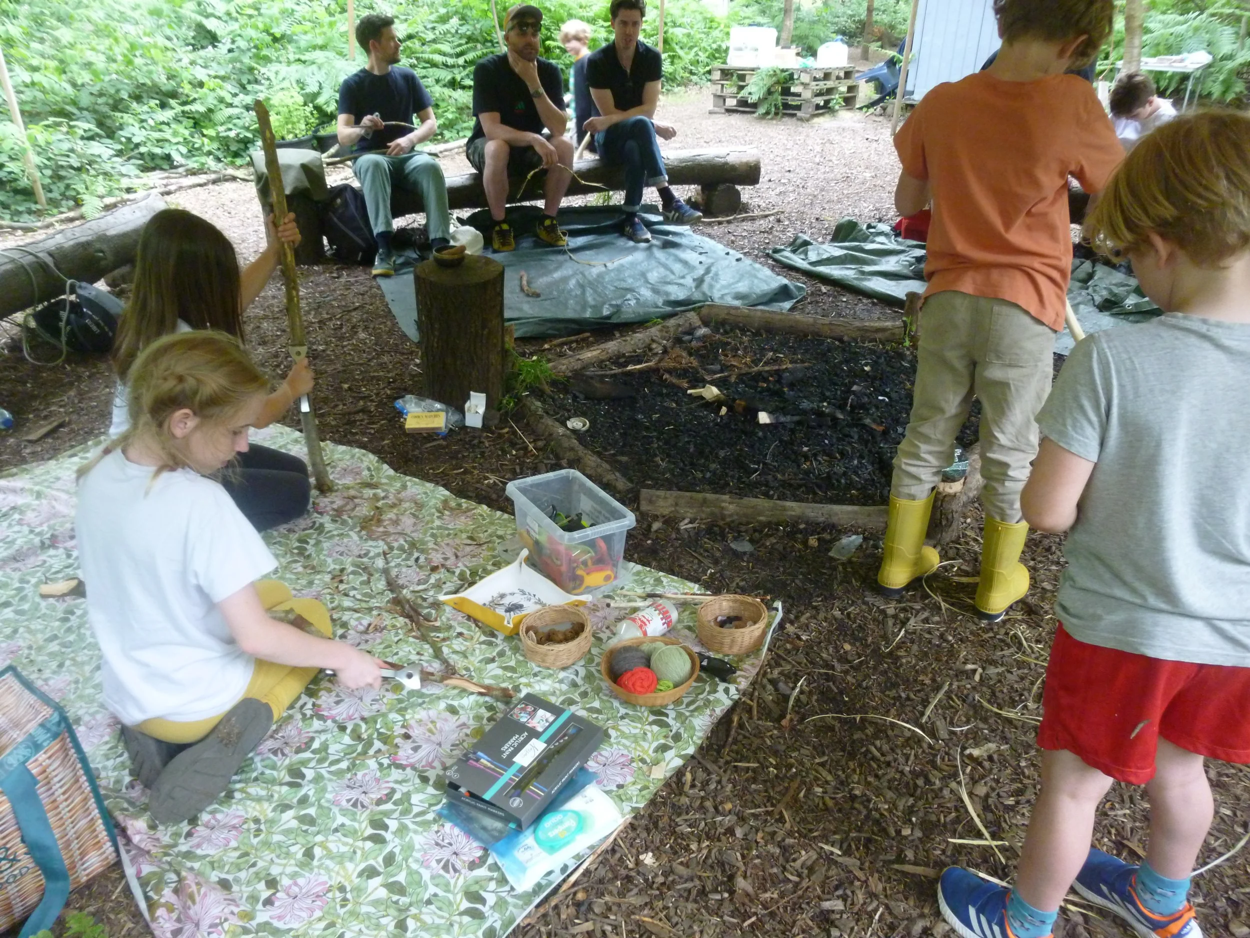 Woodland wand whittling at Doddington