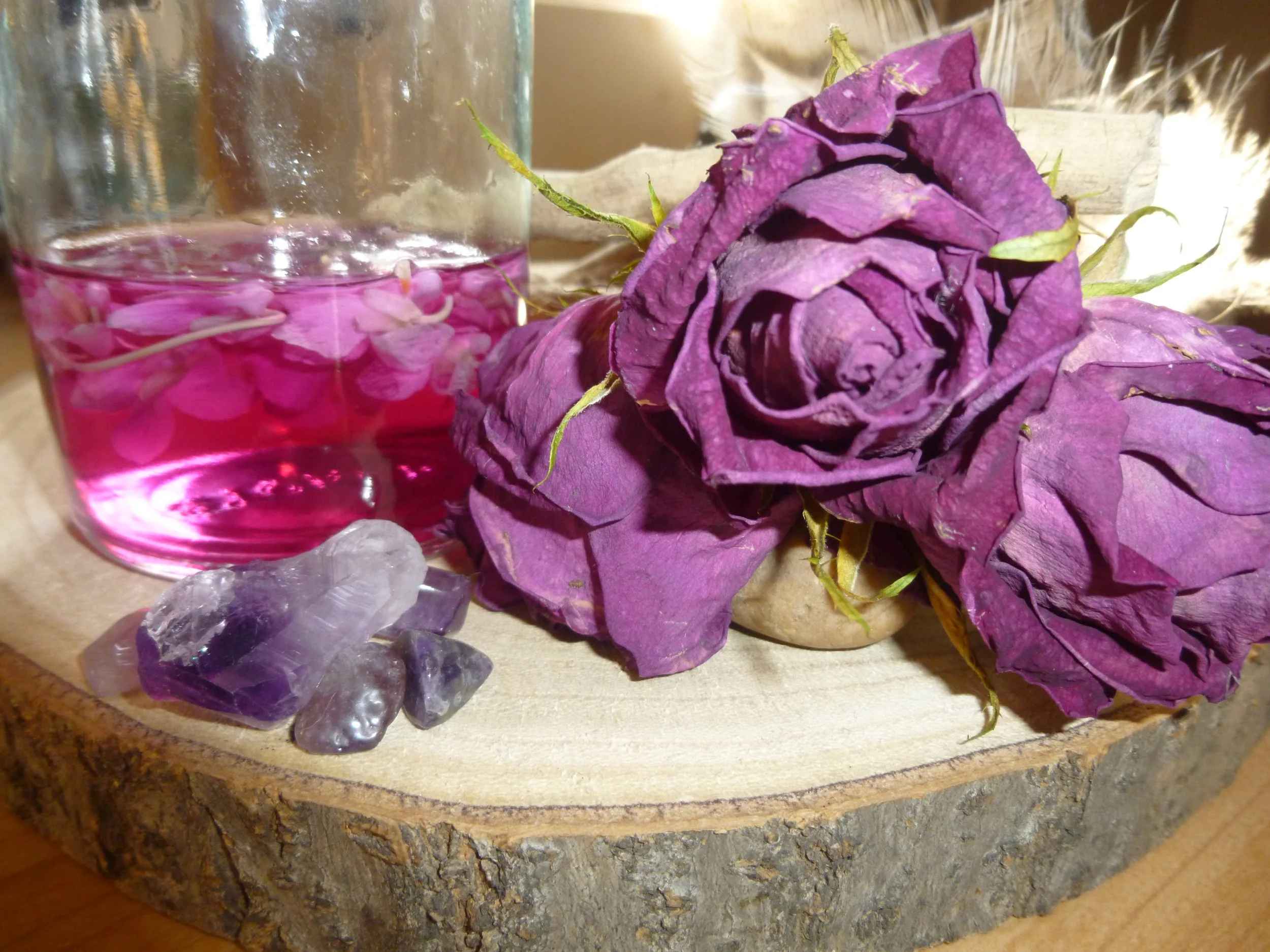 Violet & roses