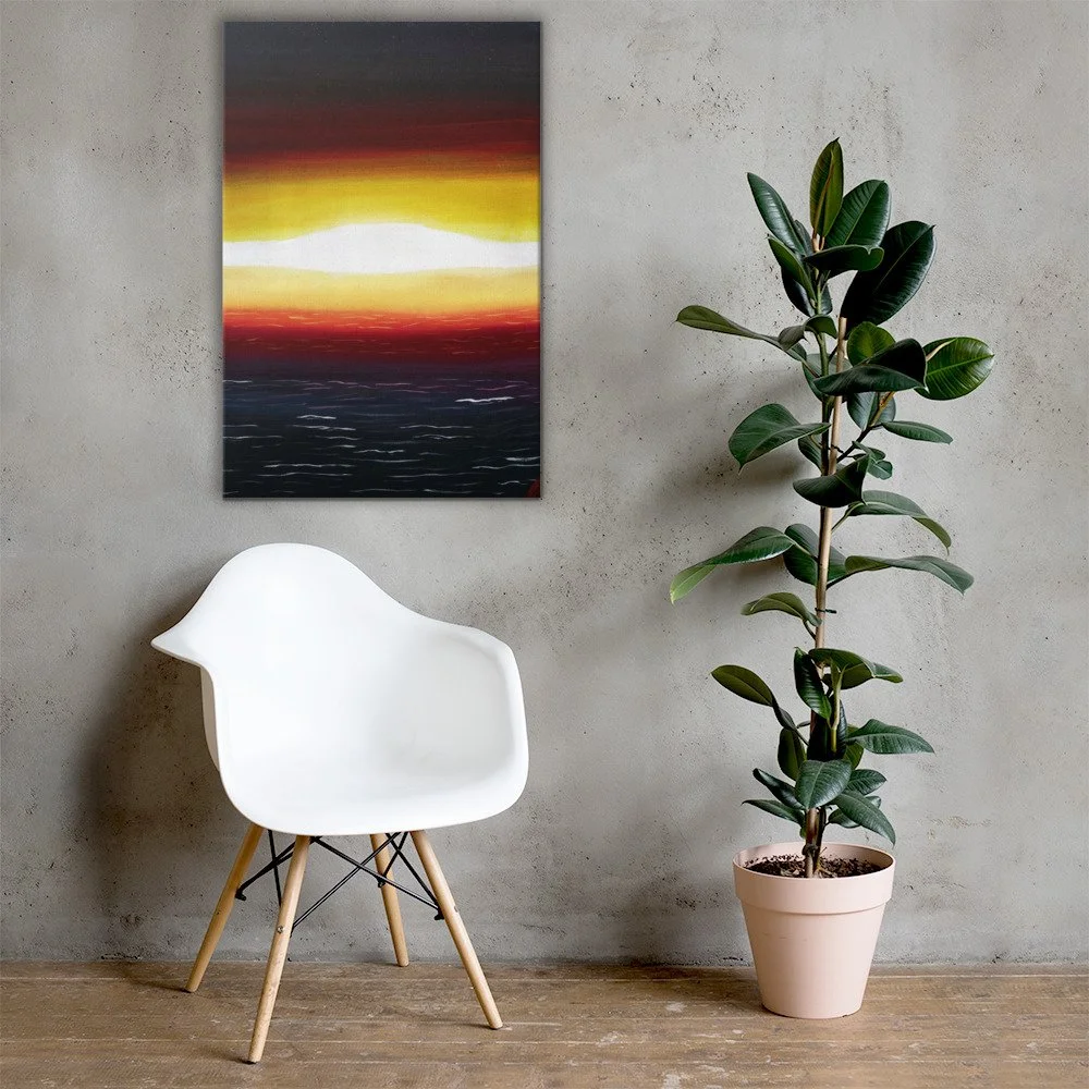 Division of stars and water is a center piece for any room that brings serenity and beauty.
