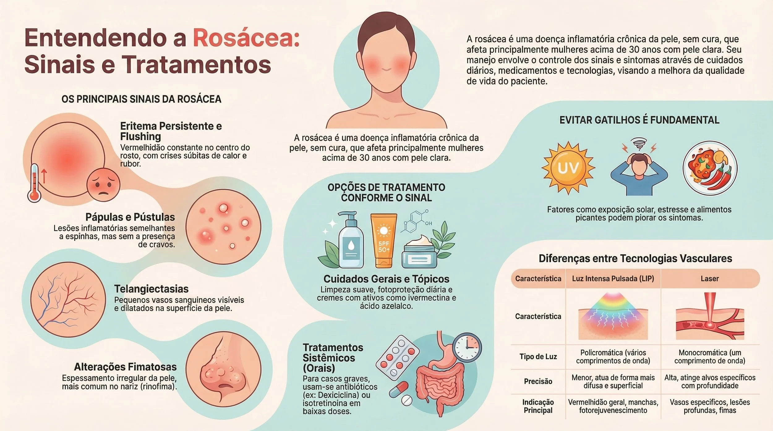 Entendendo a rosácea: sinais e tratamentos - por Dr Fernando Henrique Canhoto Alves.