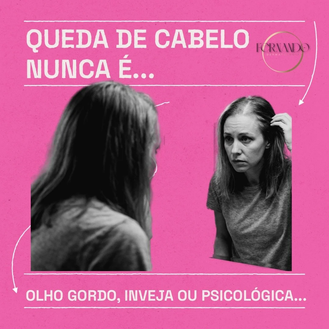 Muuuuitas coisas: de anemia ferropriva, passando por s&iacute;filis, at&eacute; a causas mais graves como mucinose folicular (um tipo localizado de linfoma), l&uacute;pus eritematoso, l&iacute;quen planopilar ou mesmo um desbalan&ccedil;o neurohormon