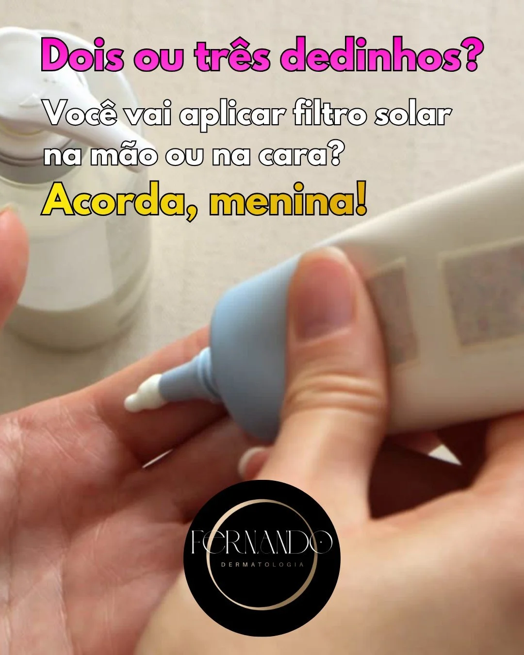 Regra dos dedinhos nunca me desceu pela goela. Voc&ecirc; vai aplicar filtro na m&atilde;o ou no rosto?

A maioria dos filtros v&ecirc;m vem forma de bisnaga com ponteira para pingar gotas ou aplica&ccedil;&atilde;o direta, como os filtros da linha A