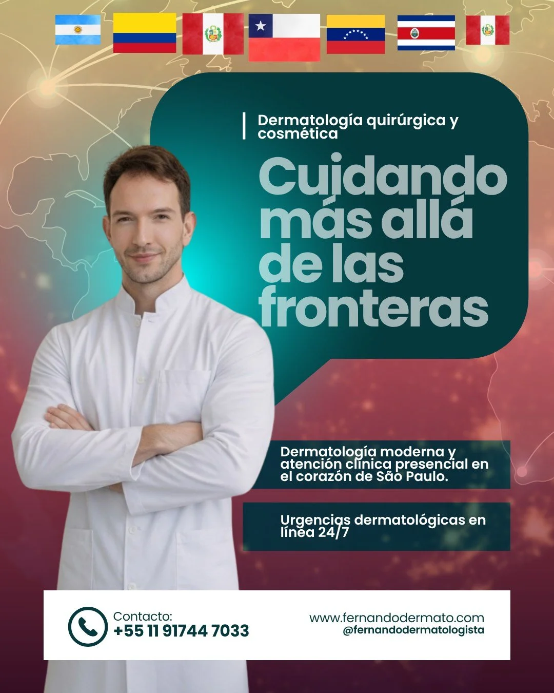 &iquest;Vives en S&atilde;o Paulo o est&aacute;s de visita? &iexcl;Cuidar de tu salud es mucho m&aacute;s f&aacute;cil cuando puedes expresarte en tu idioma materno! 🗣️
✨ Brindo atenci&oacute;n m&eacute;dica especializada para extranjeros, asegurand