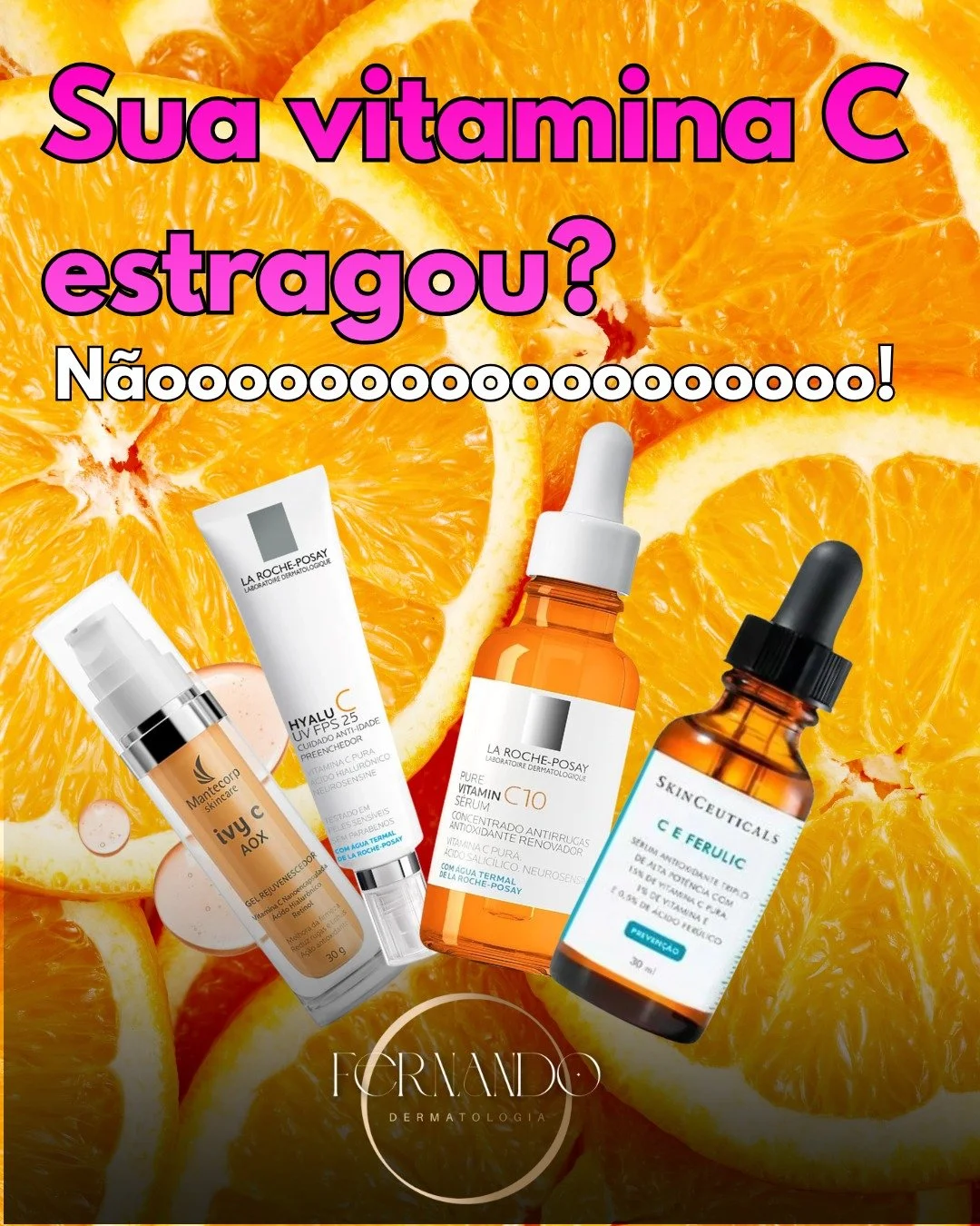 N&atilde;o &eacute; t&atilde;o dr&aacute;stico como se pinta. Os s&eacute;runs e cremes N&Atilde;O tem toda a superf&iacute;cie em contato com o ar. Al&eacute;m do mais, se mudar de cor inativasse o princ&iacute;pio ativo, pra que aplicar na face?

A