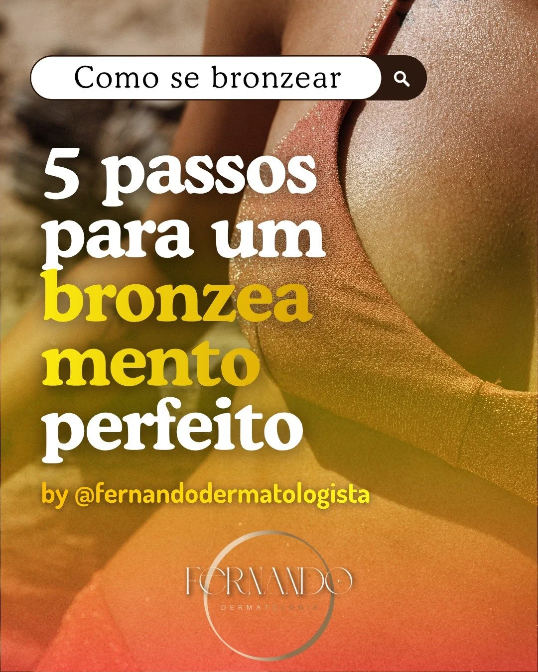 ☀️Bronzeado dourado em 5 passos por um dermatologista SBD☀️

Muita gente acha que para ficar com a cor do ver&atilde;o precisa fritar no sol ou apelar para m&eacute;todos artificiais. A verdade? O segredo est&aacute; em estimular a melanina enquanto 
