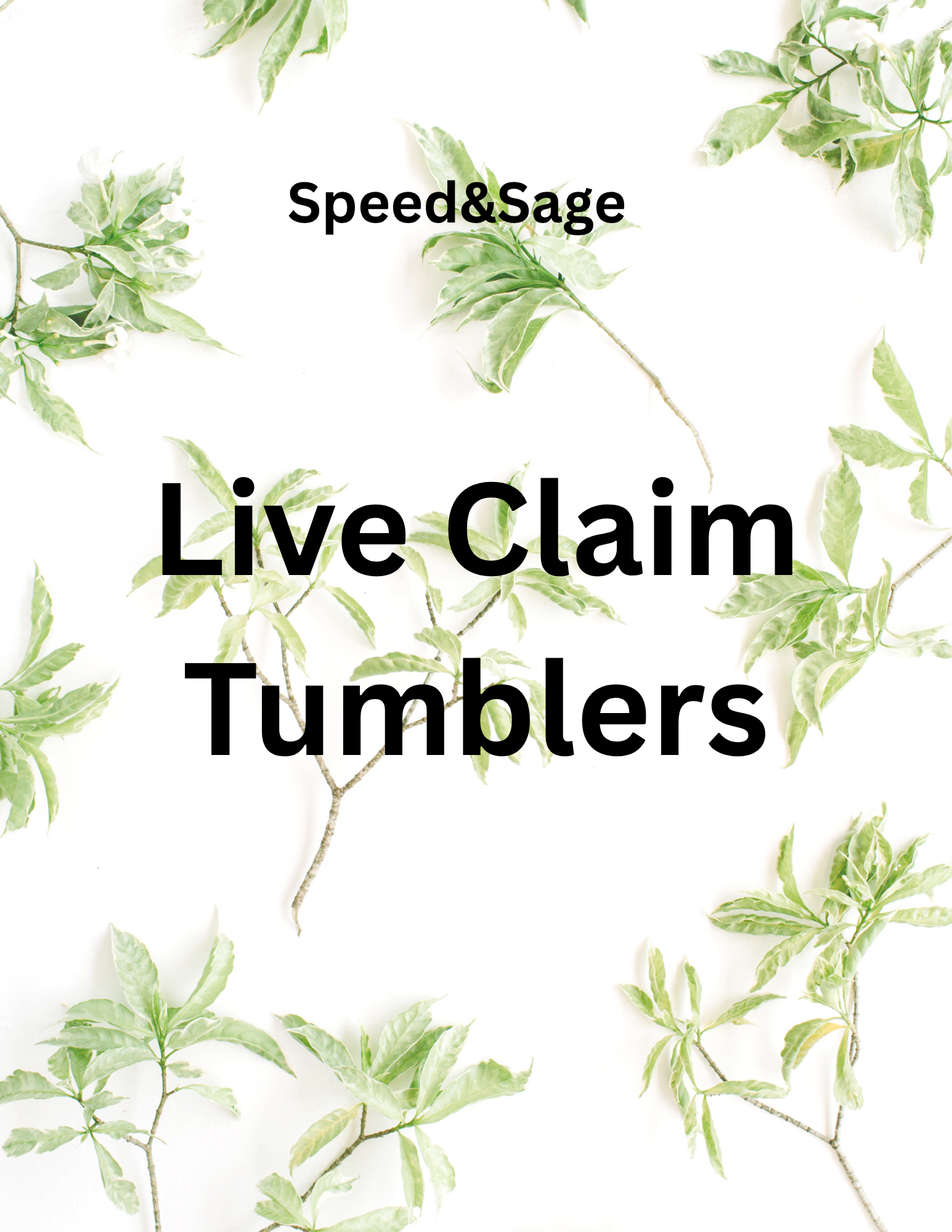 🎥 LIVE CLAIMS – TUMBLERS