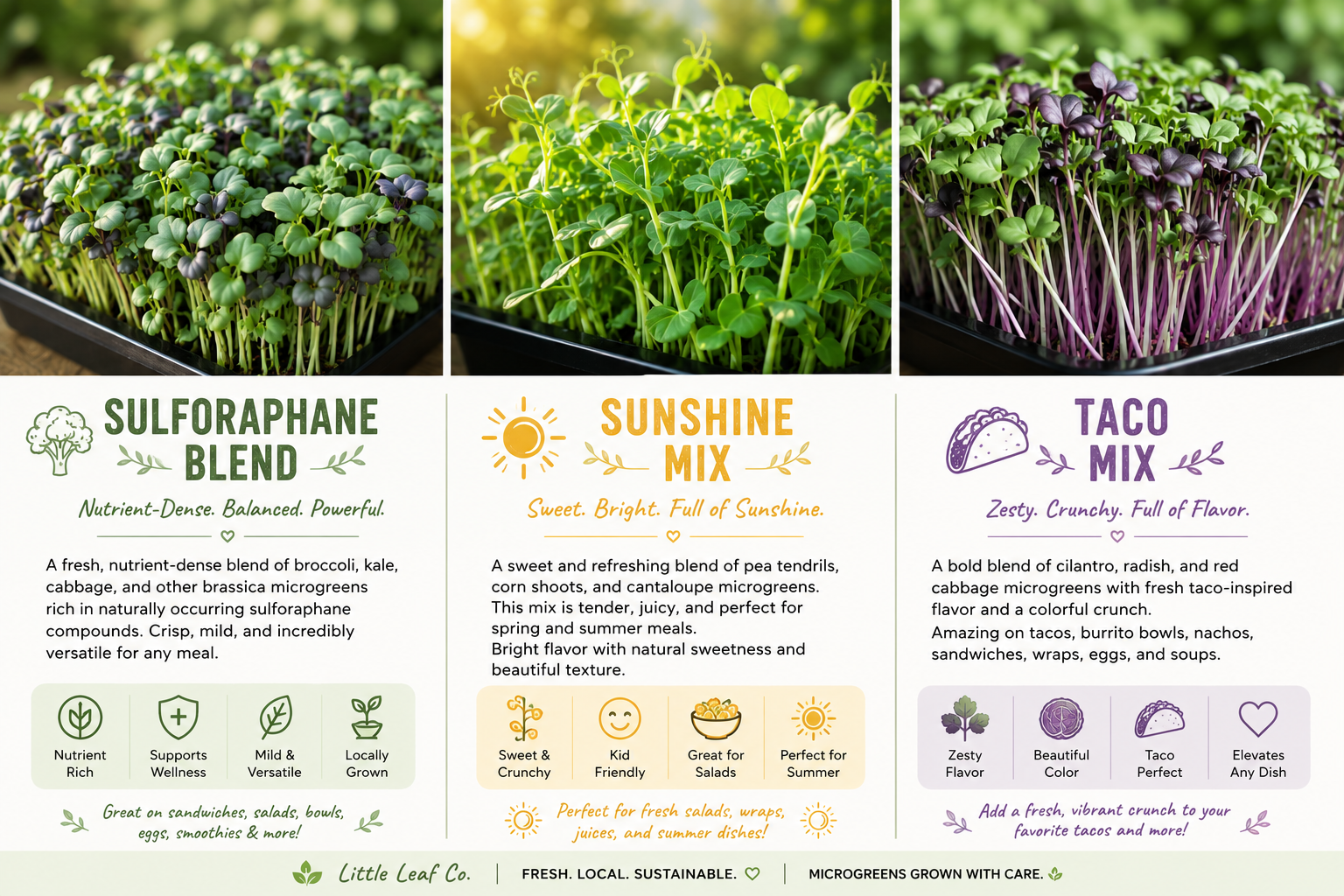 2-item Bi- Weekly Microgreen Subscription