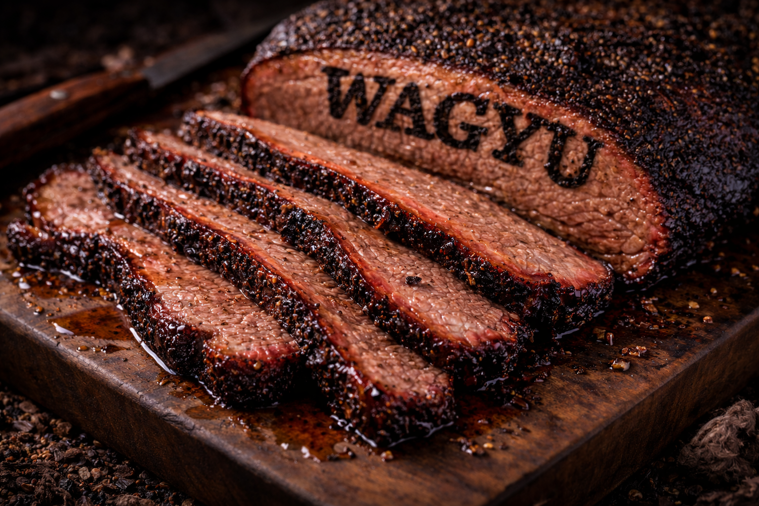 ⭐️🔥WAGYU SMOKED BRISKET