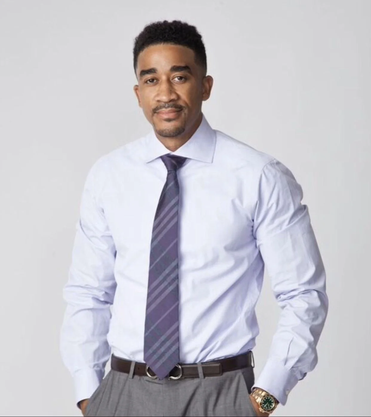 Manuel Matias at construction site