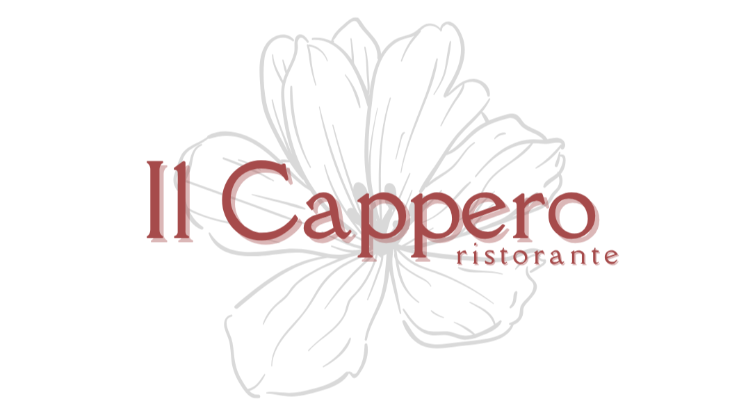 Logo del ristorante Il Cappero con nome e descrizione