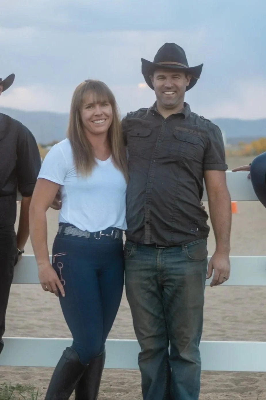 Joe and Megan Sorentino. Owners of Classical Horsemanship. Megan is a certified classical instructor helping riders train your own horses in classical dressage.