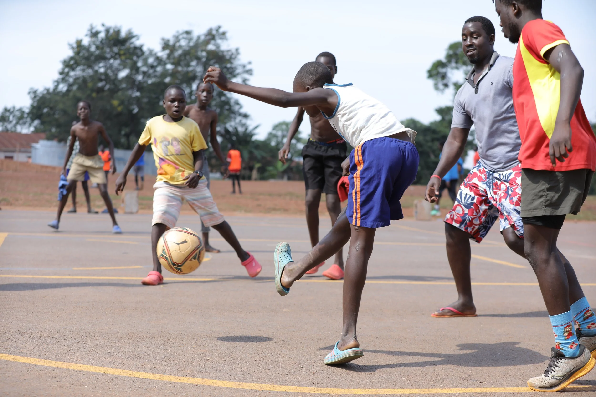 Kele Global Soccer Club in slum of Kamapla, Uganda.JPG