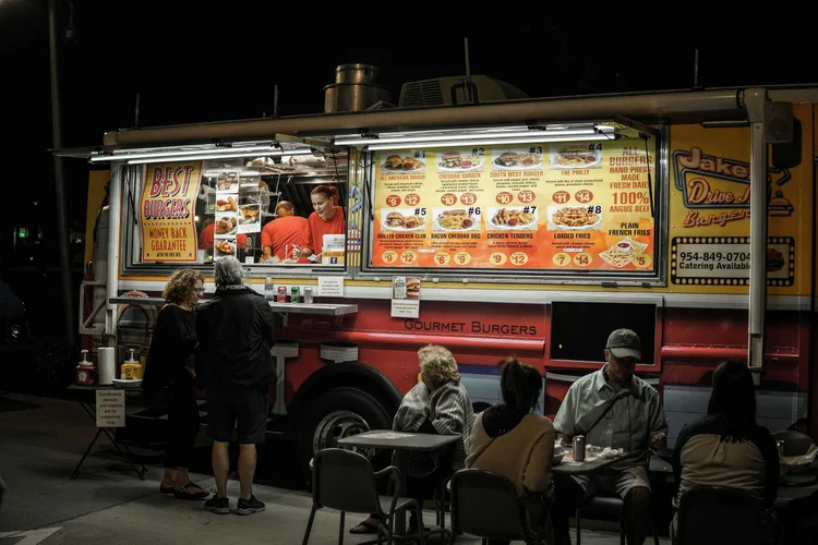 Food Truck at Night