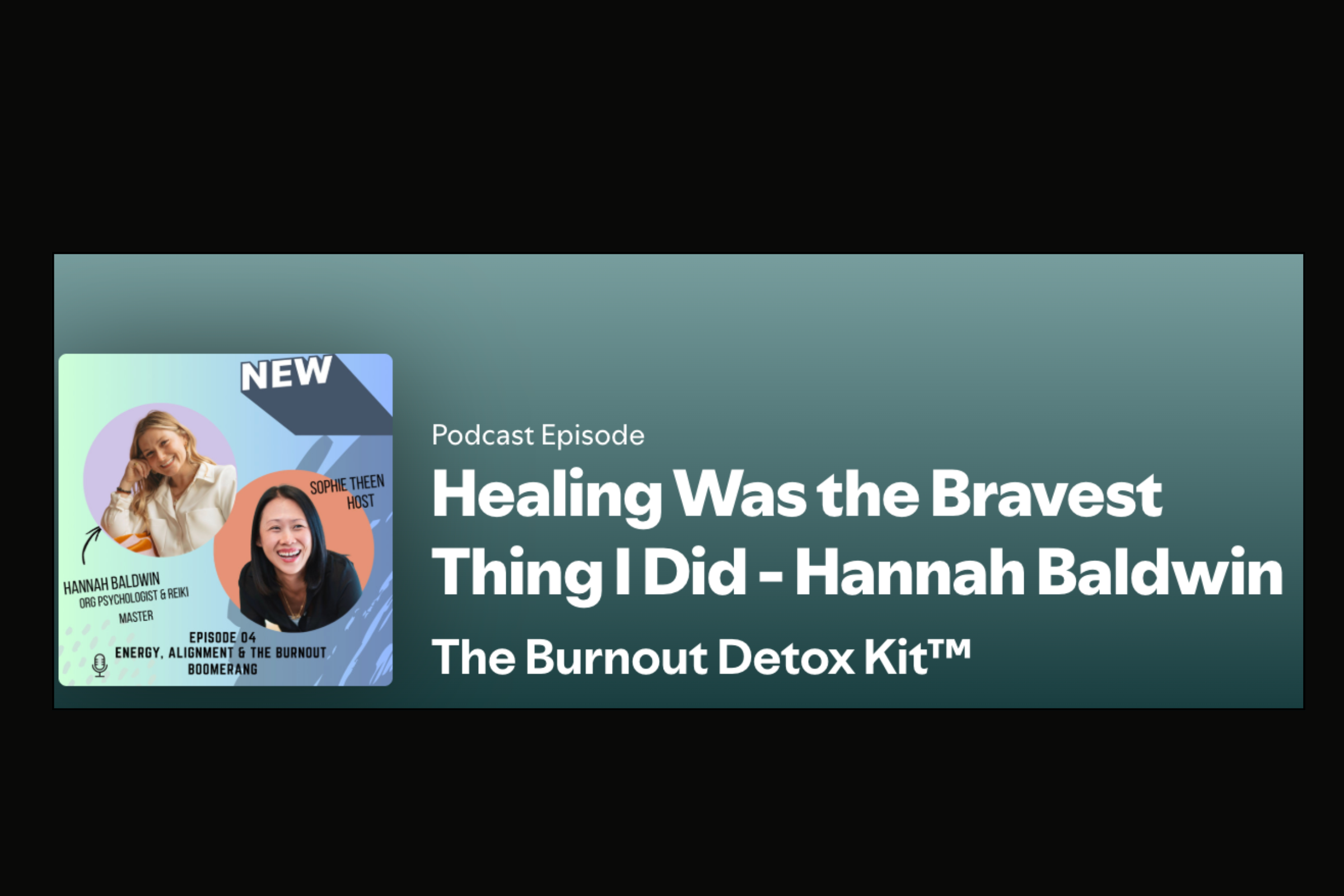 Hannah Baldwin Burnout