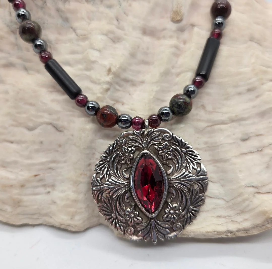 Vintage Gemstone Necklace