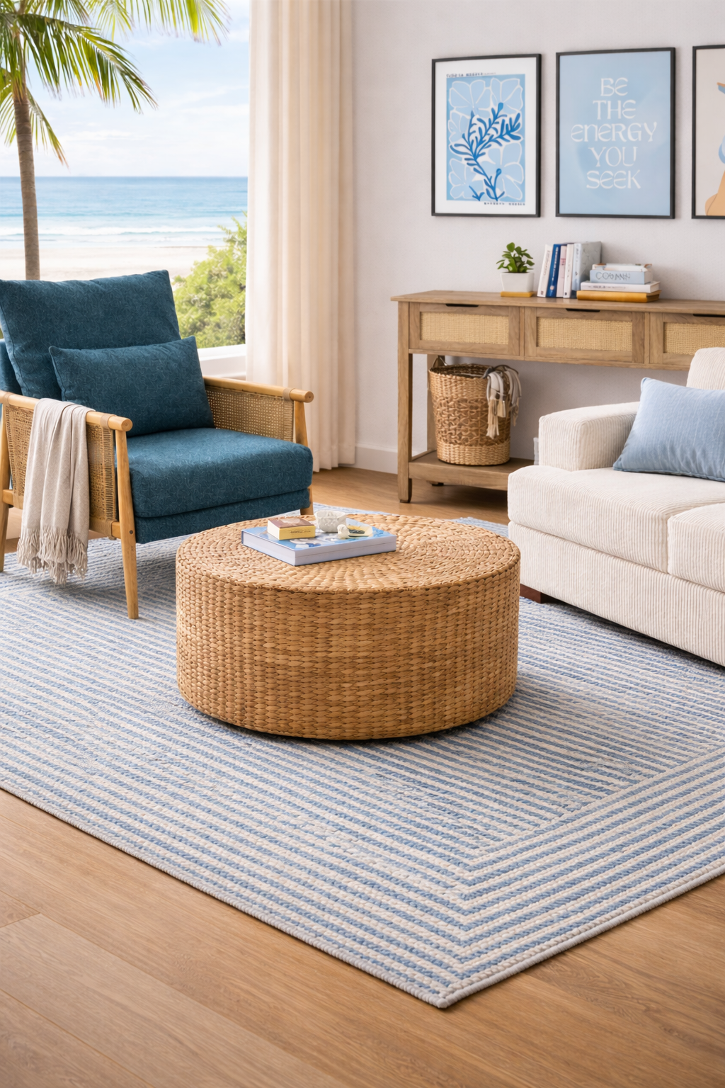The Coastal Living Room — Under $1,000