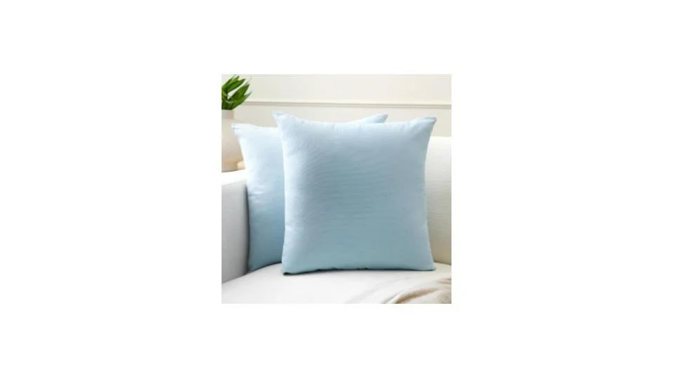 Ice Blue Pillow Covers
