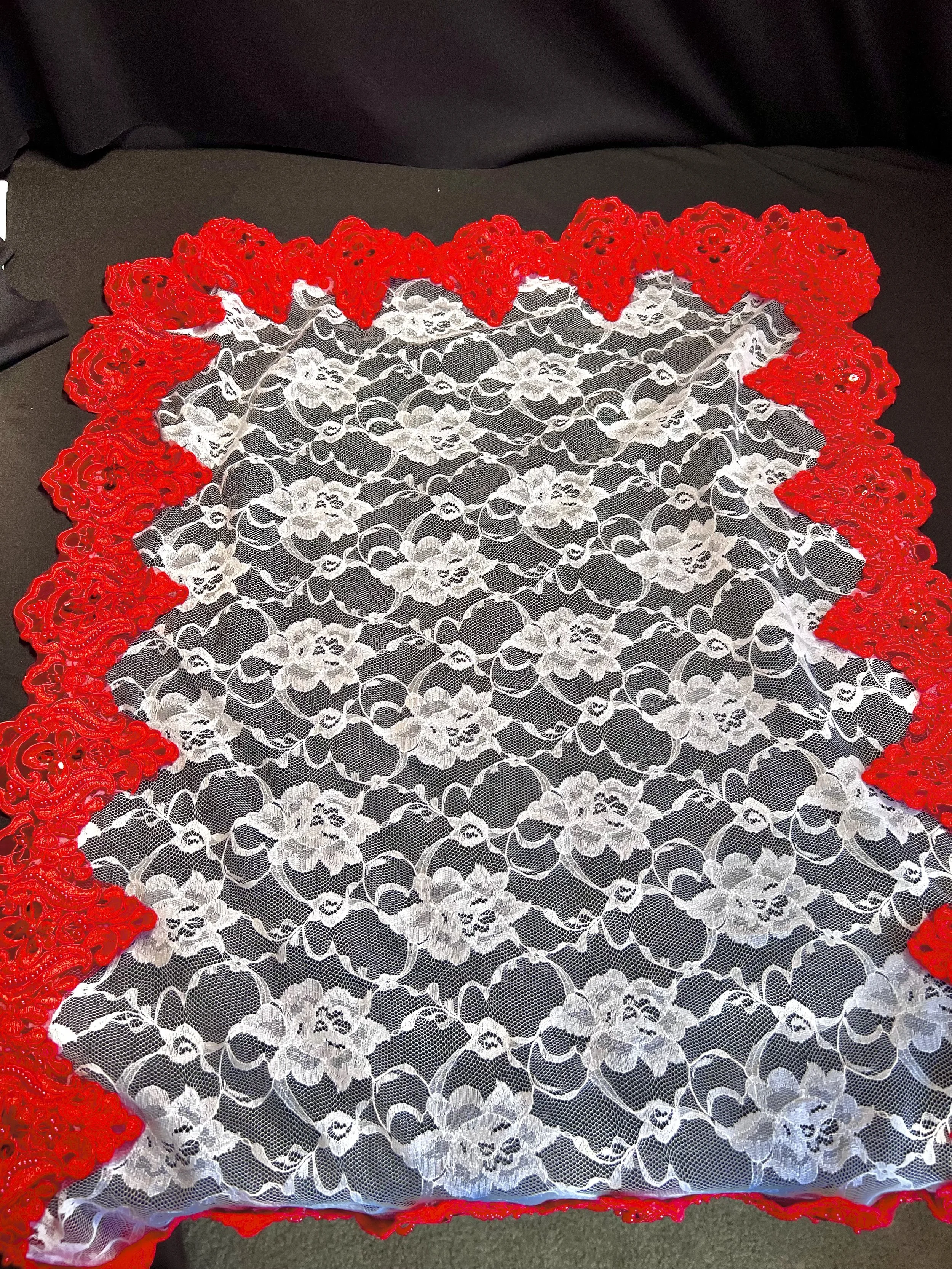 Scarlet Empress Lap Scarf