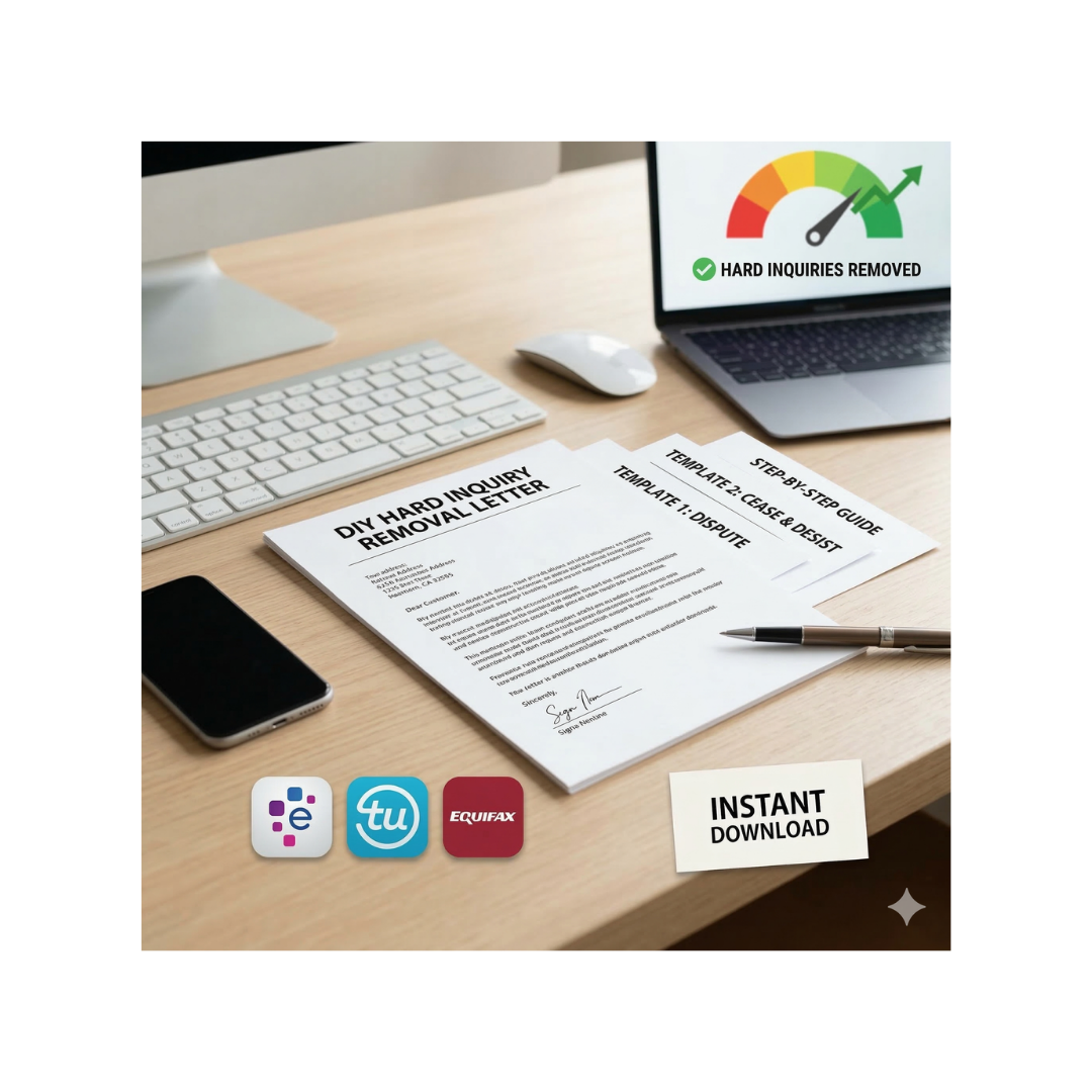 DIY Hard Inquiry Removal Letter