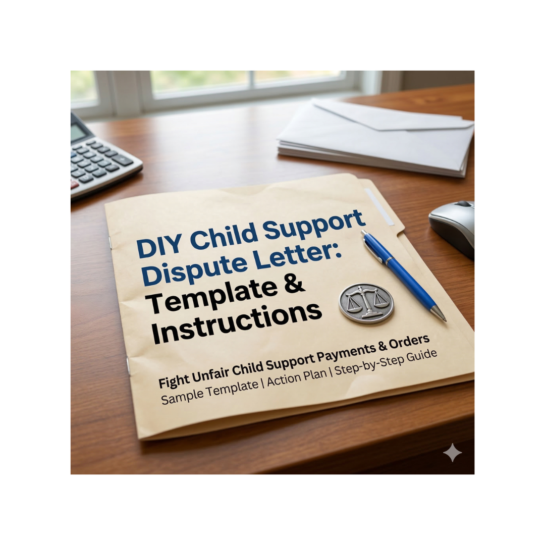 DIY Child Support Dispute Letter