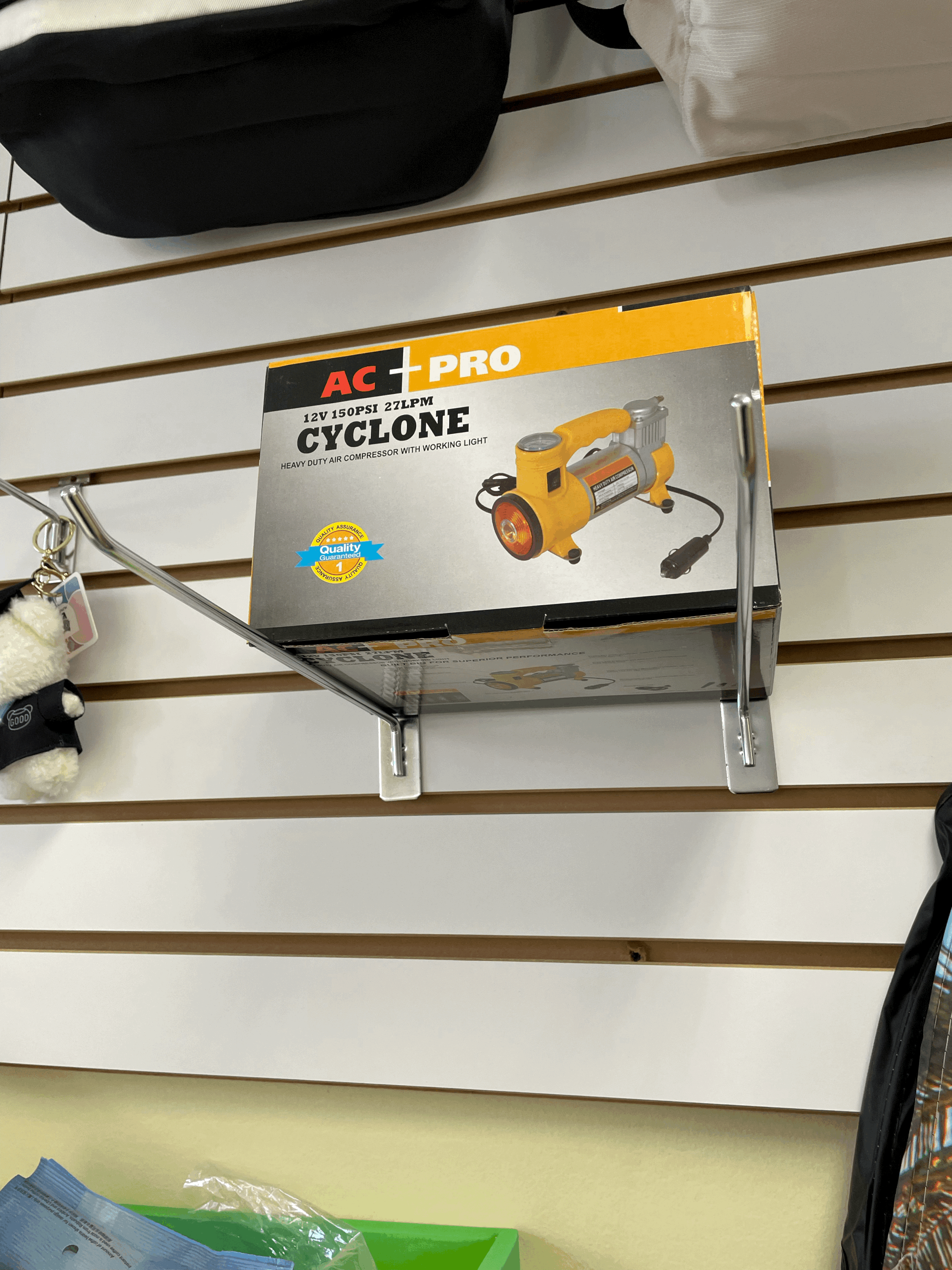 air compressor with light