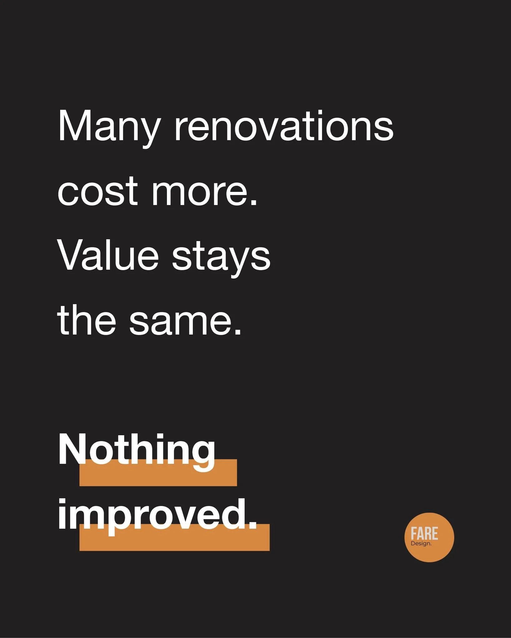 I work with homeowners and investors
to improve the long term value of their properties
through better layouts and planning.

Link in bio.

#strategicdesign #architectureandvalue
#smartrenovation