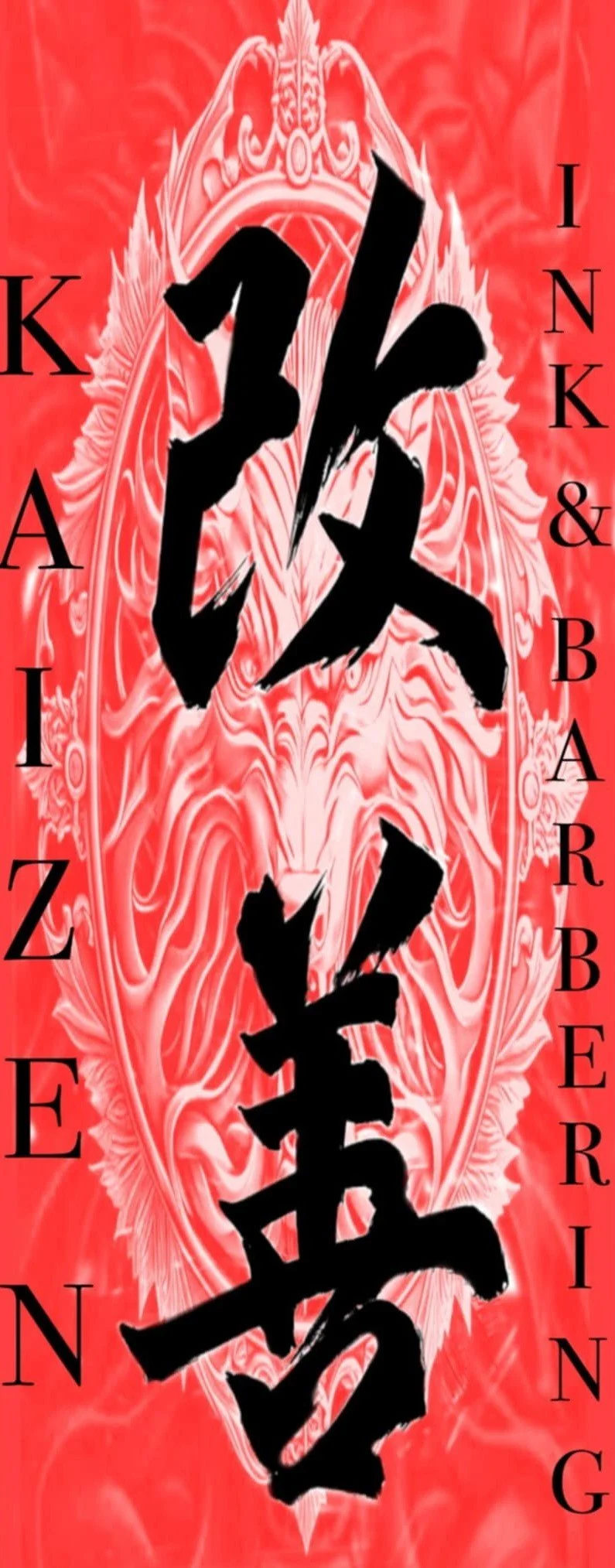 Kaizen Ink & Barbering Logo