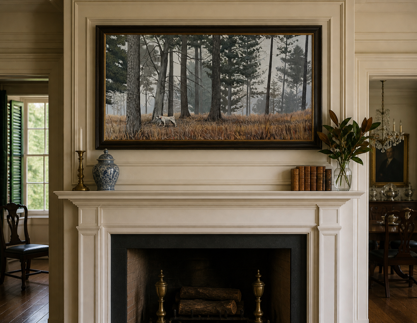 Somewhere on Piney Creek
-24x48 oil on canvas