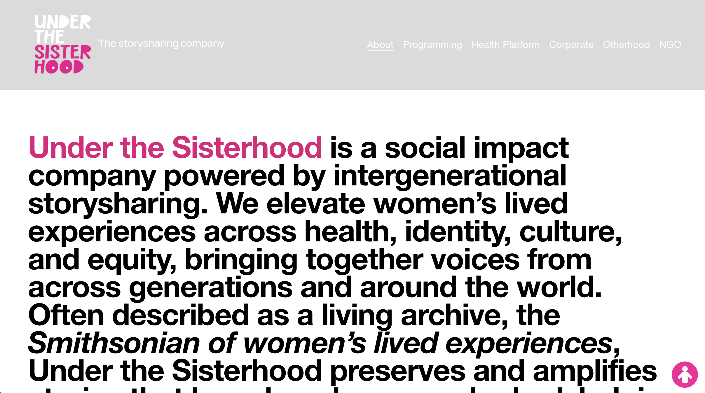 Under the Sisterhood