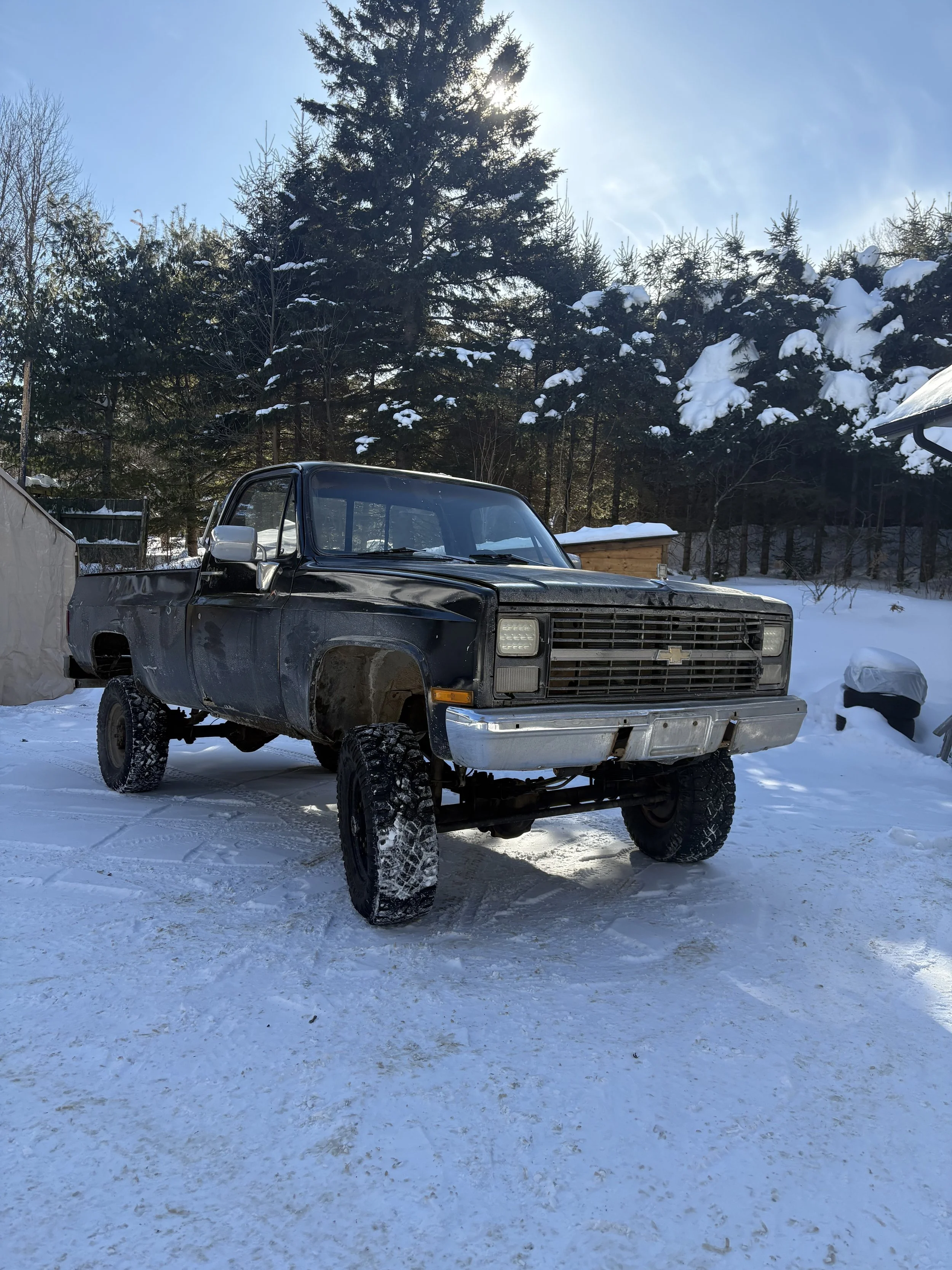 1976 Chevrolet K20 noir