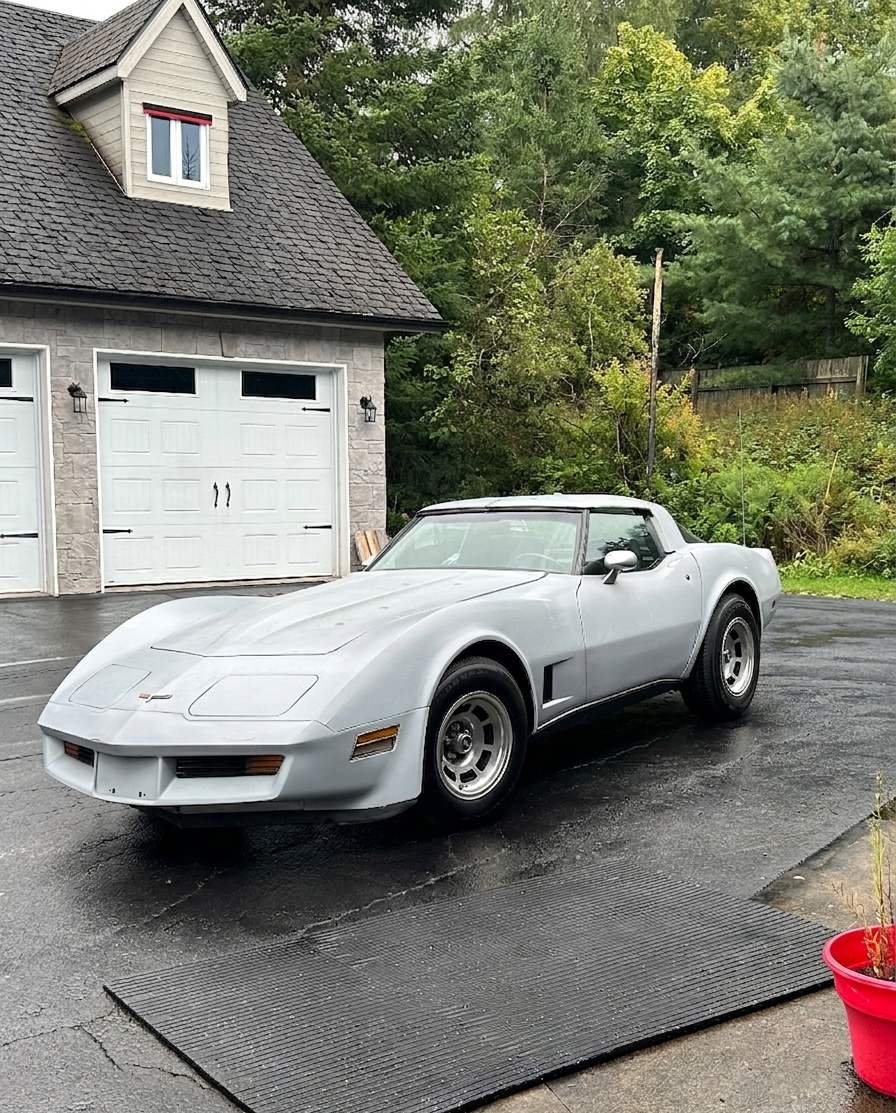 1980 Corvette gris