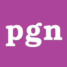 Purple background with white text reading 'pgn'