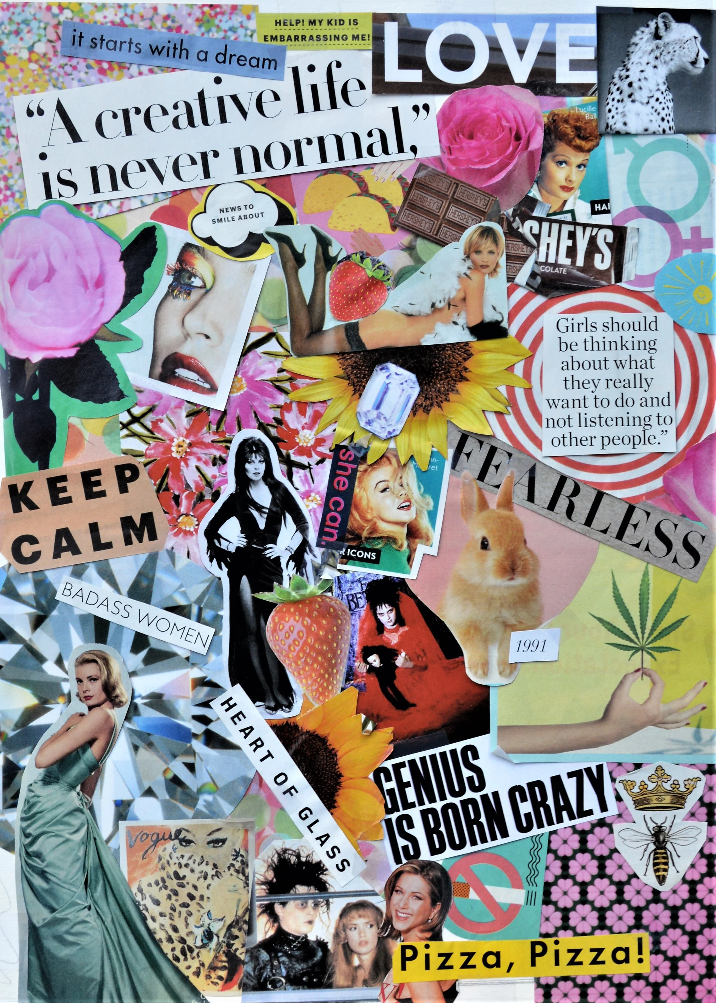 Create | PRINTS AVAILABLE | magazine collage