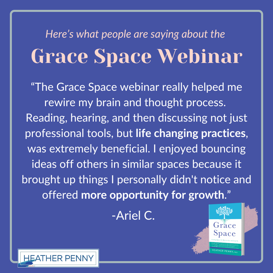 Ariel C. on the Grace Space Webinar