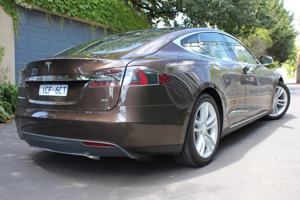 2015 Tesla Model S 85 - Brown