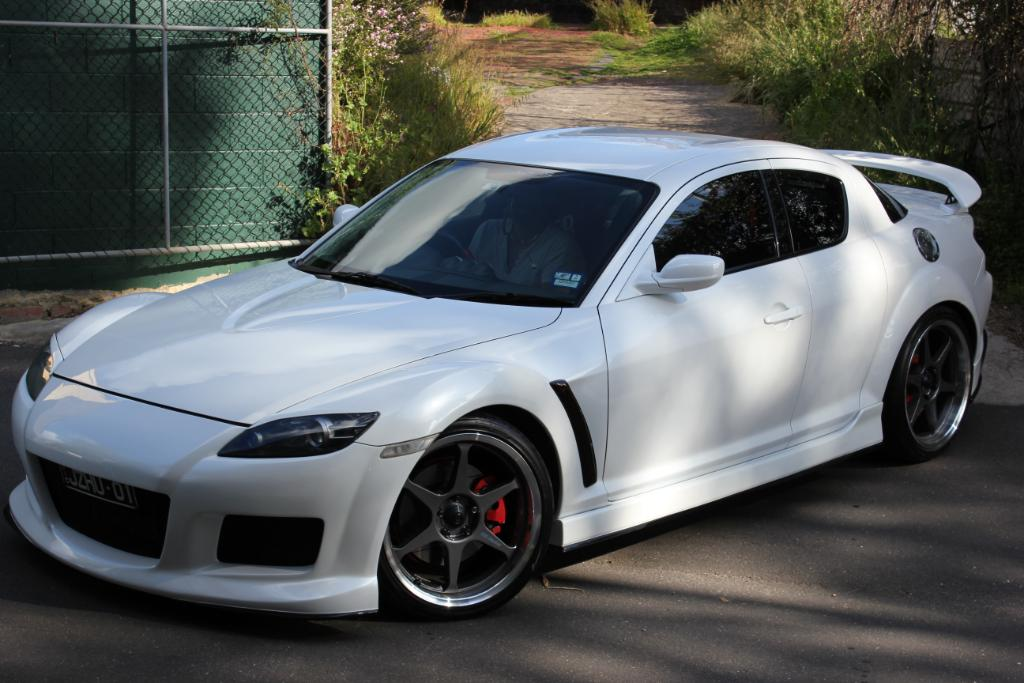 2004 Supercharged Mazda RX8 - Lexus Pearl White Respray